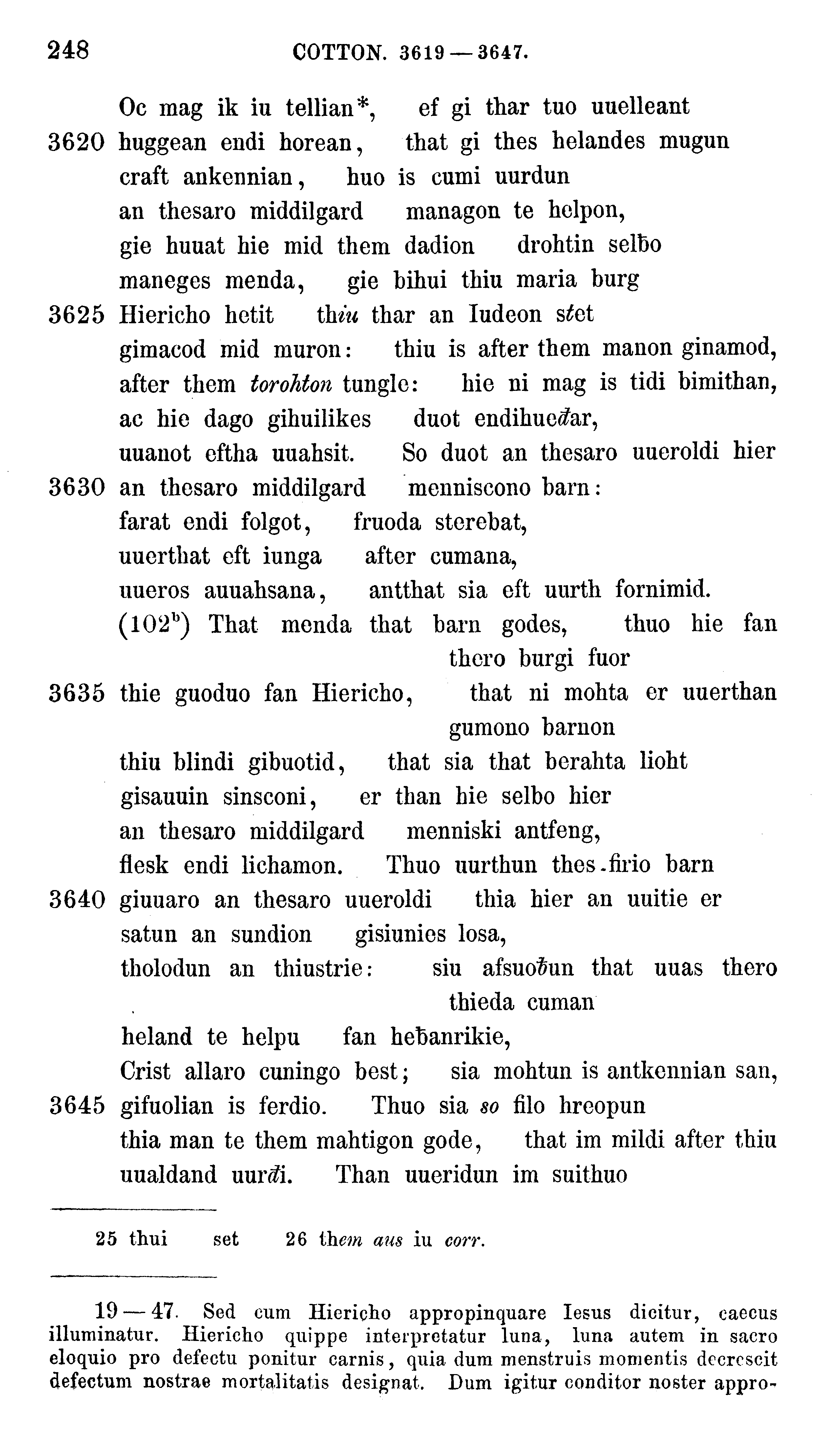 facsimile image (Sievers 1878, p. 248)