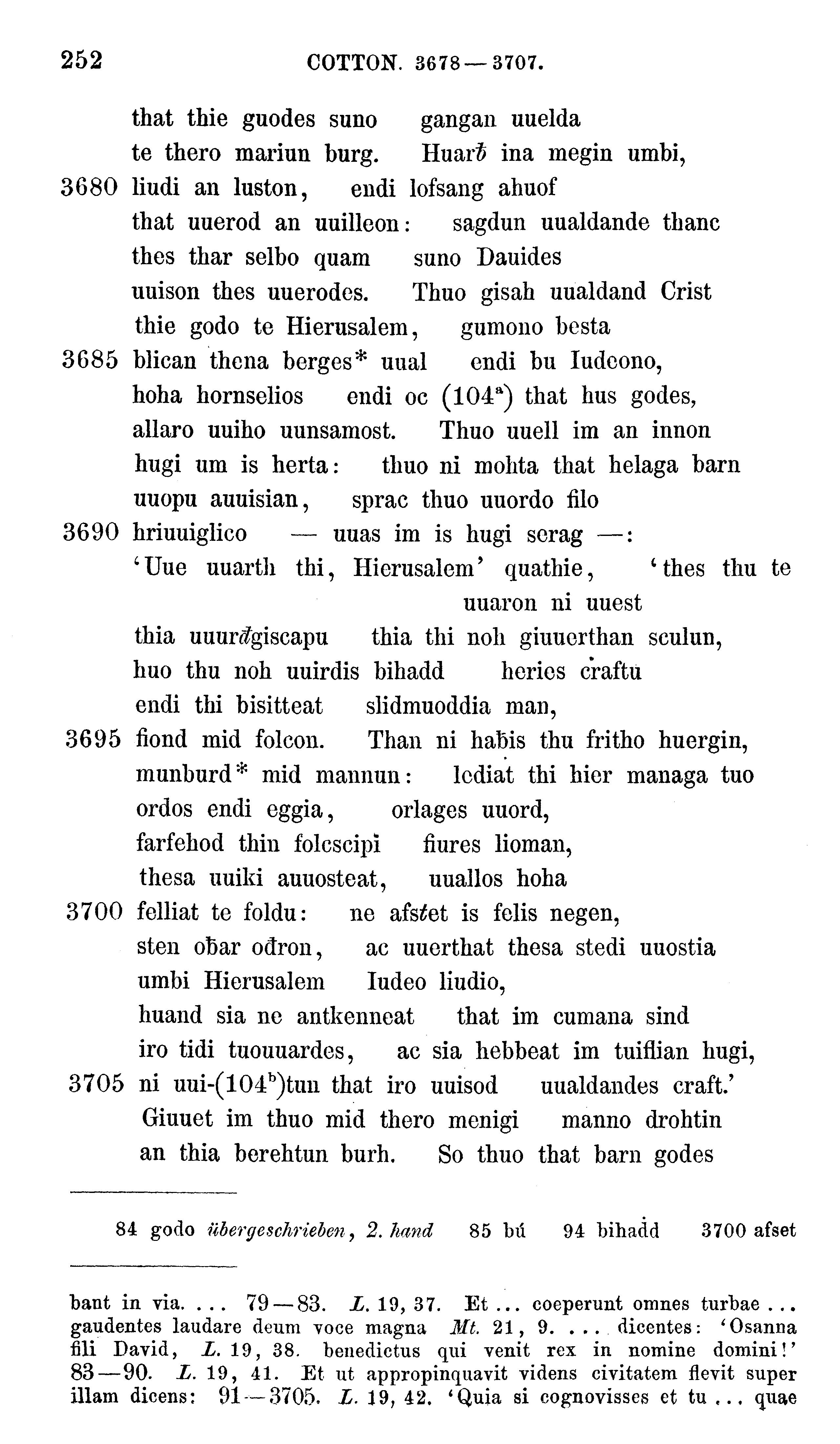 facsimile image (Sievers 1878, p. 252)