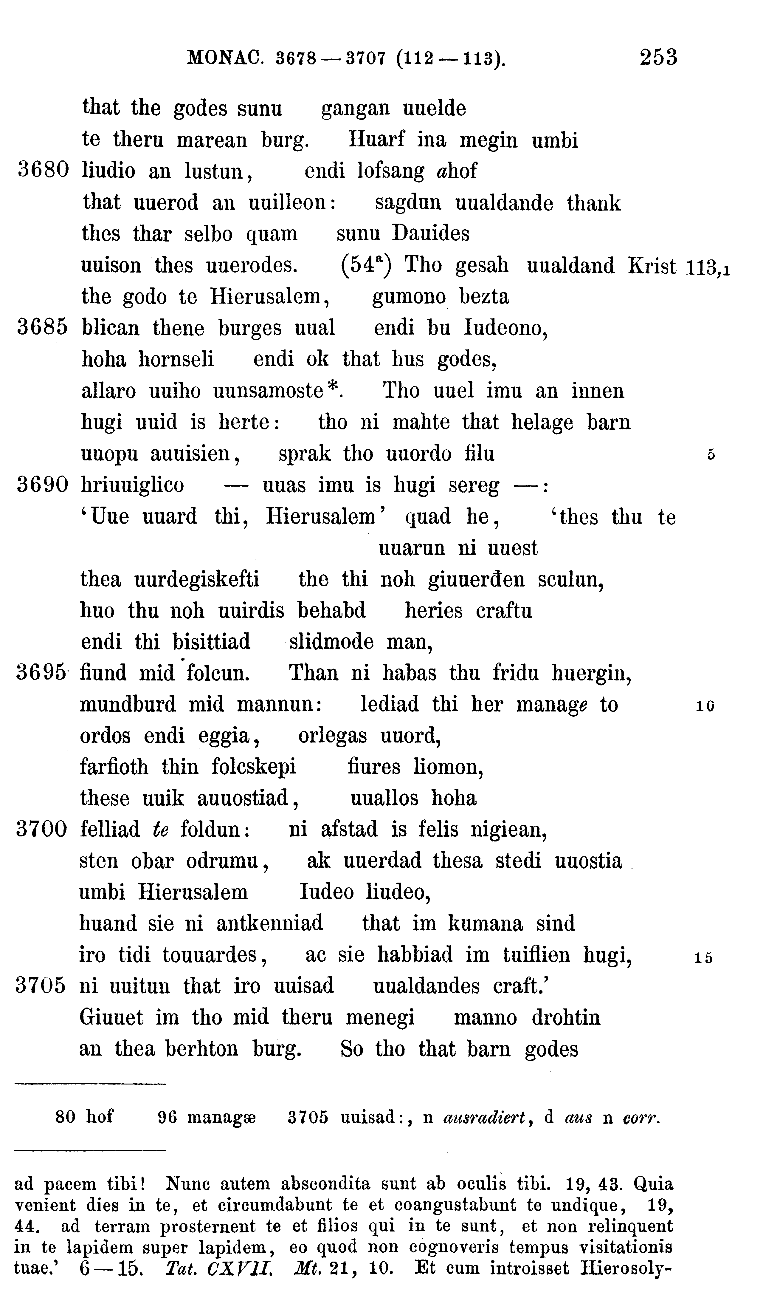 facsimile image (Sievers 1878, p. 253)