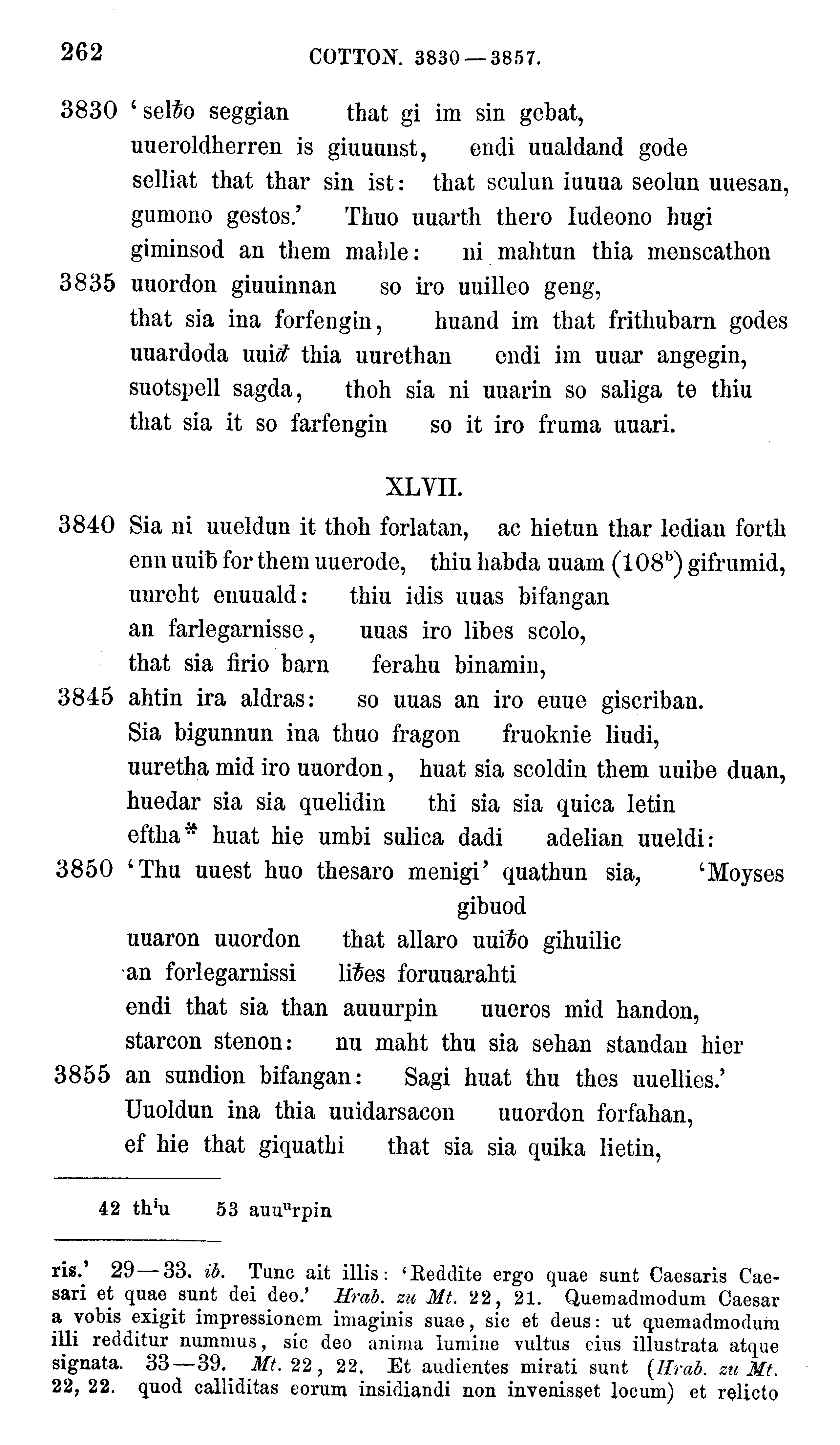 facsimile image (Sievers 1878, p. 262)