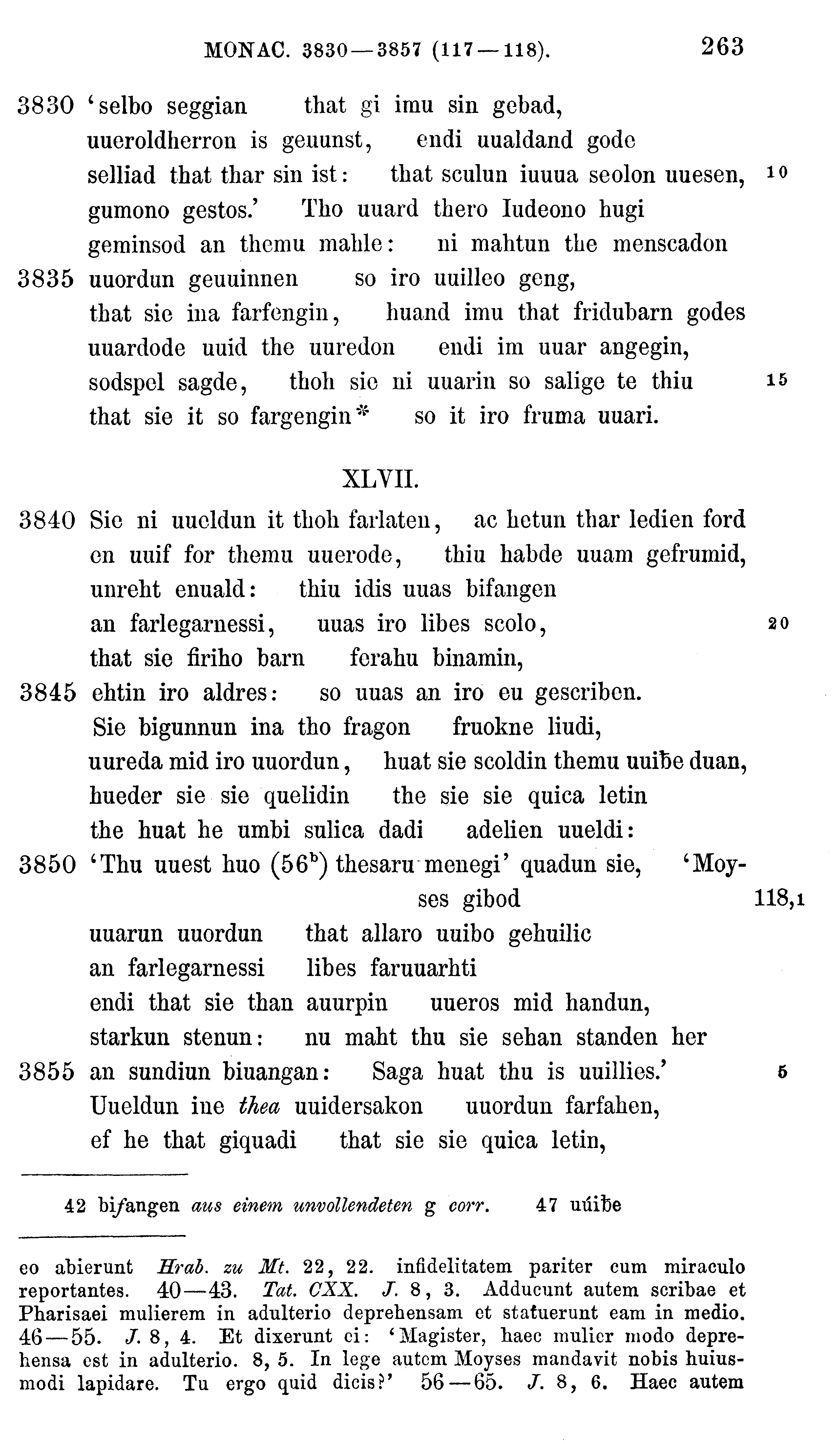 facsimile image (Sievers 1878, p. 263)