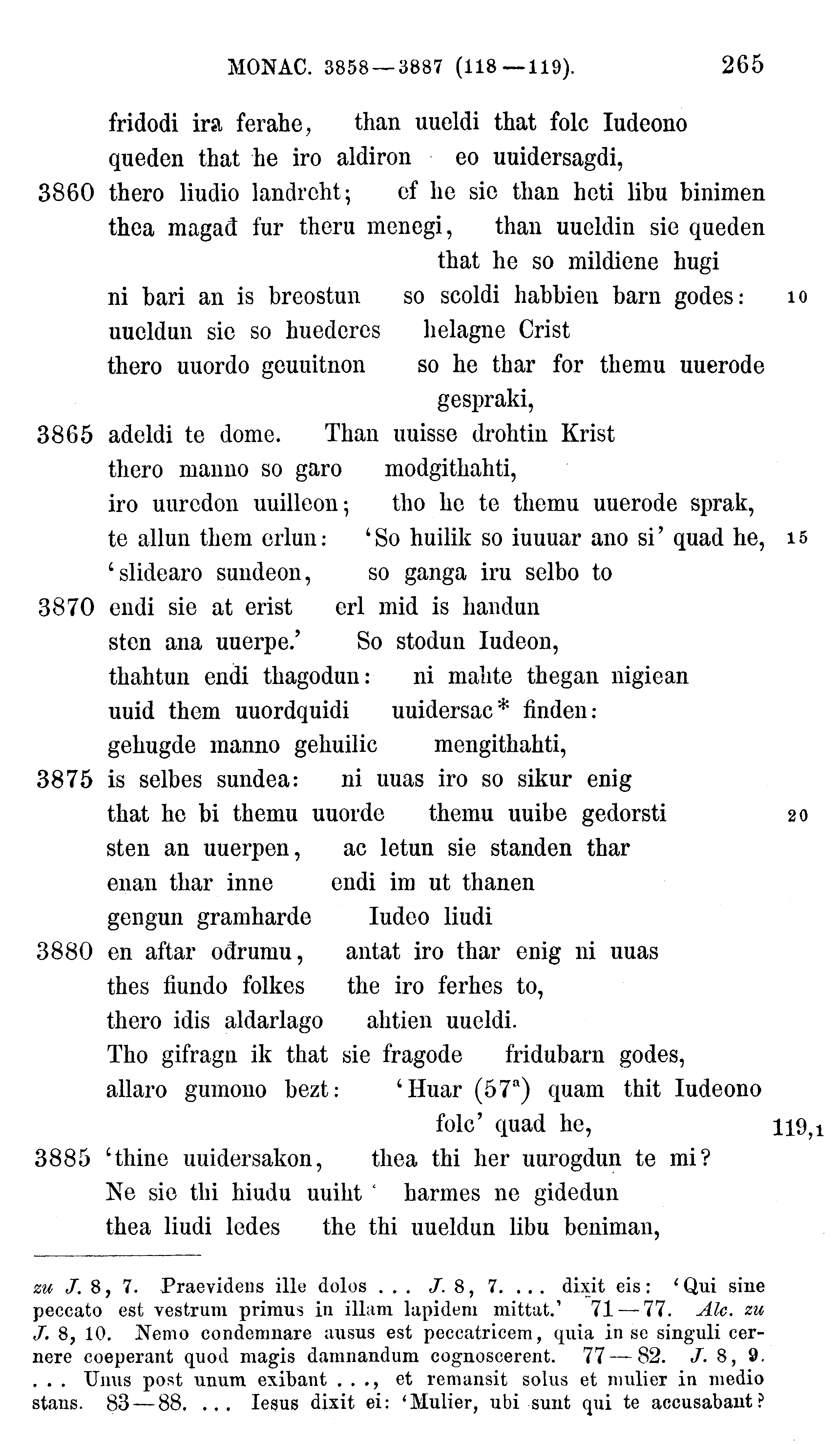 facsimile image (Sievers 1878, p. 265)