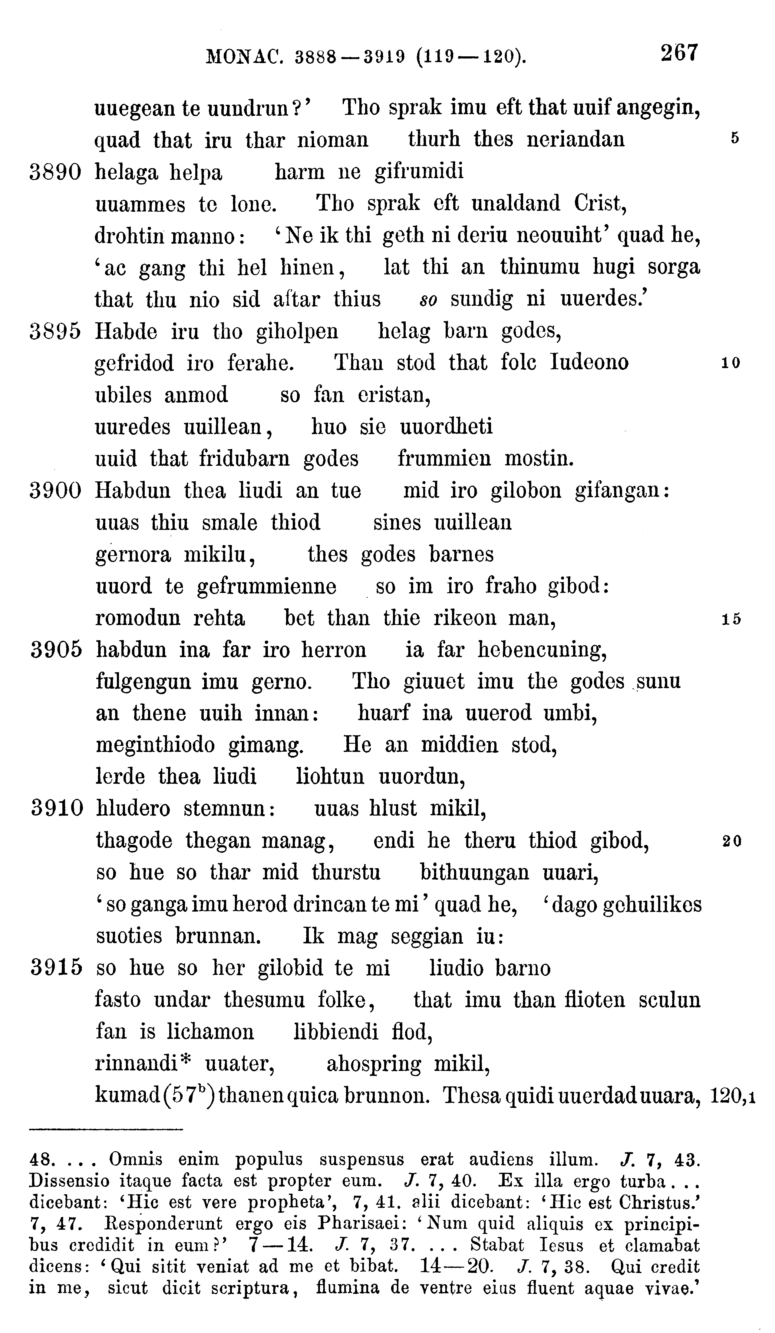 facsimile image (Sievers 1878, p. 267)