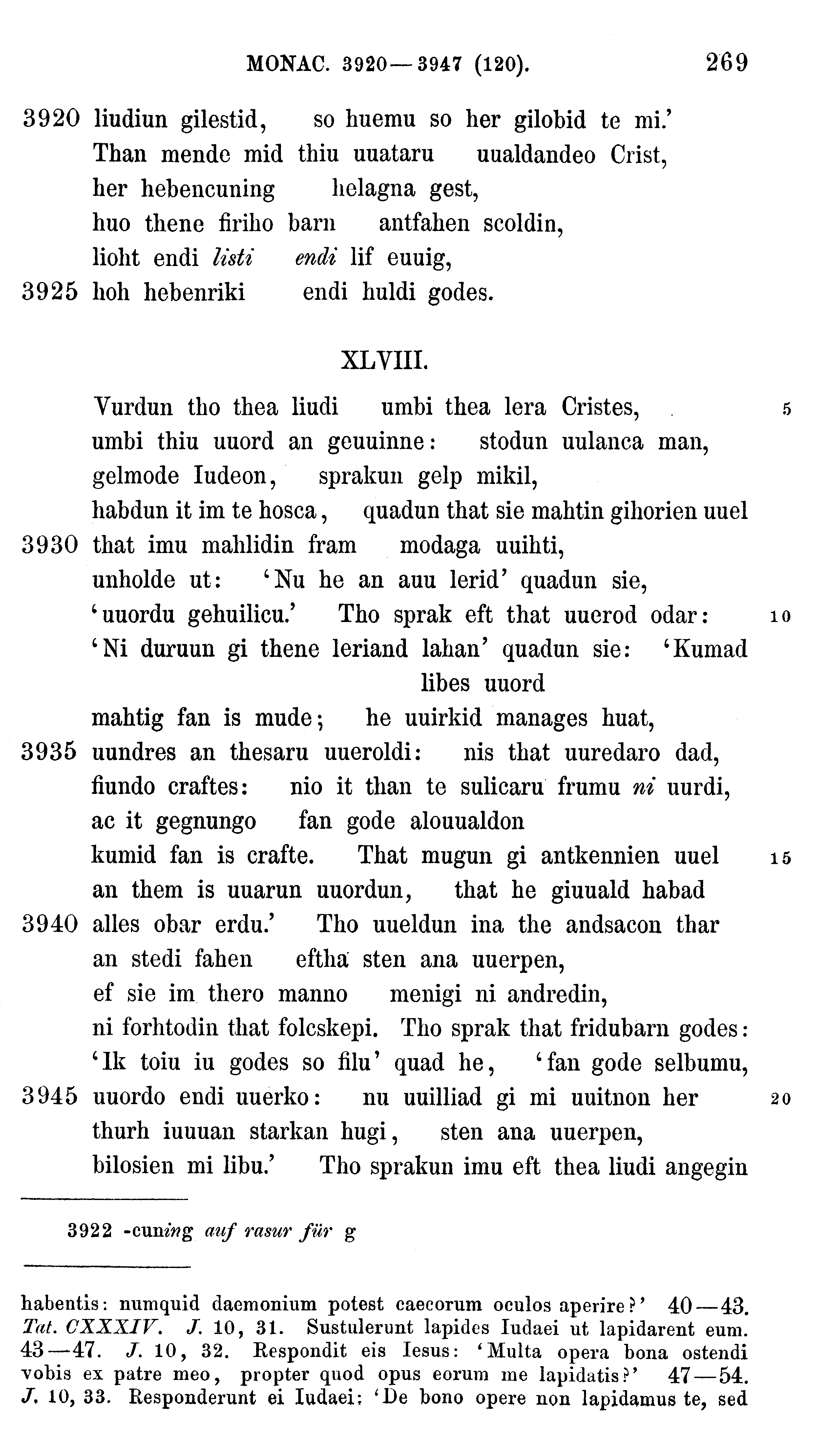 facsimile image (Sievers 1878, p. 269)