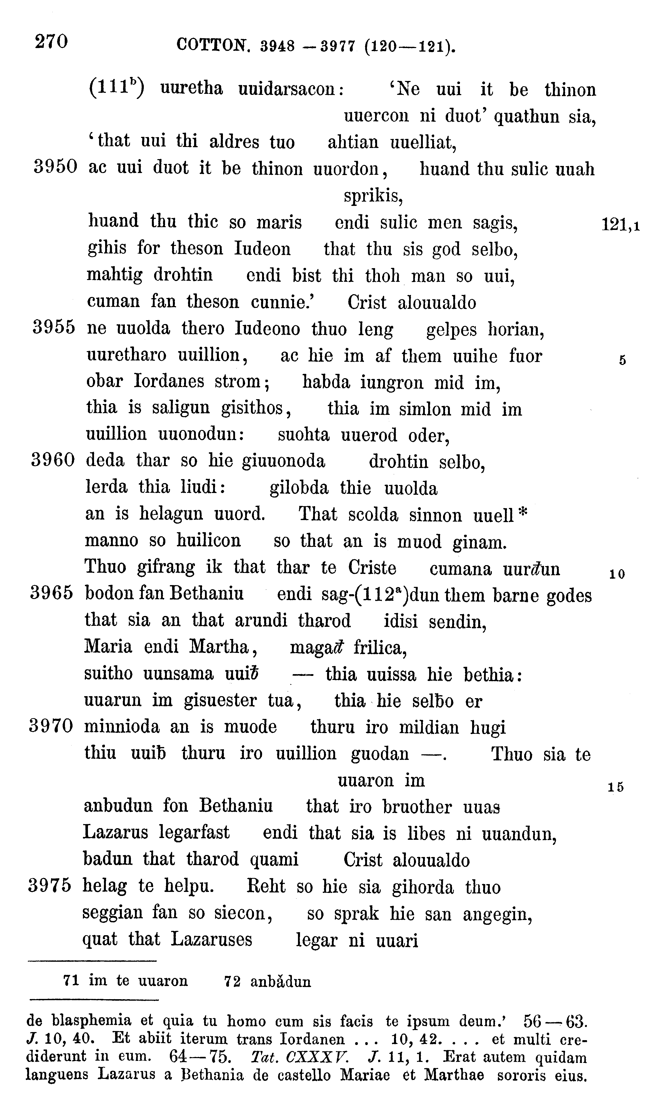 facsimile image (Sievers 1878, p. 270)