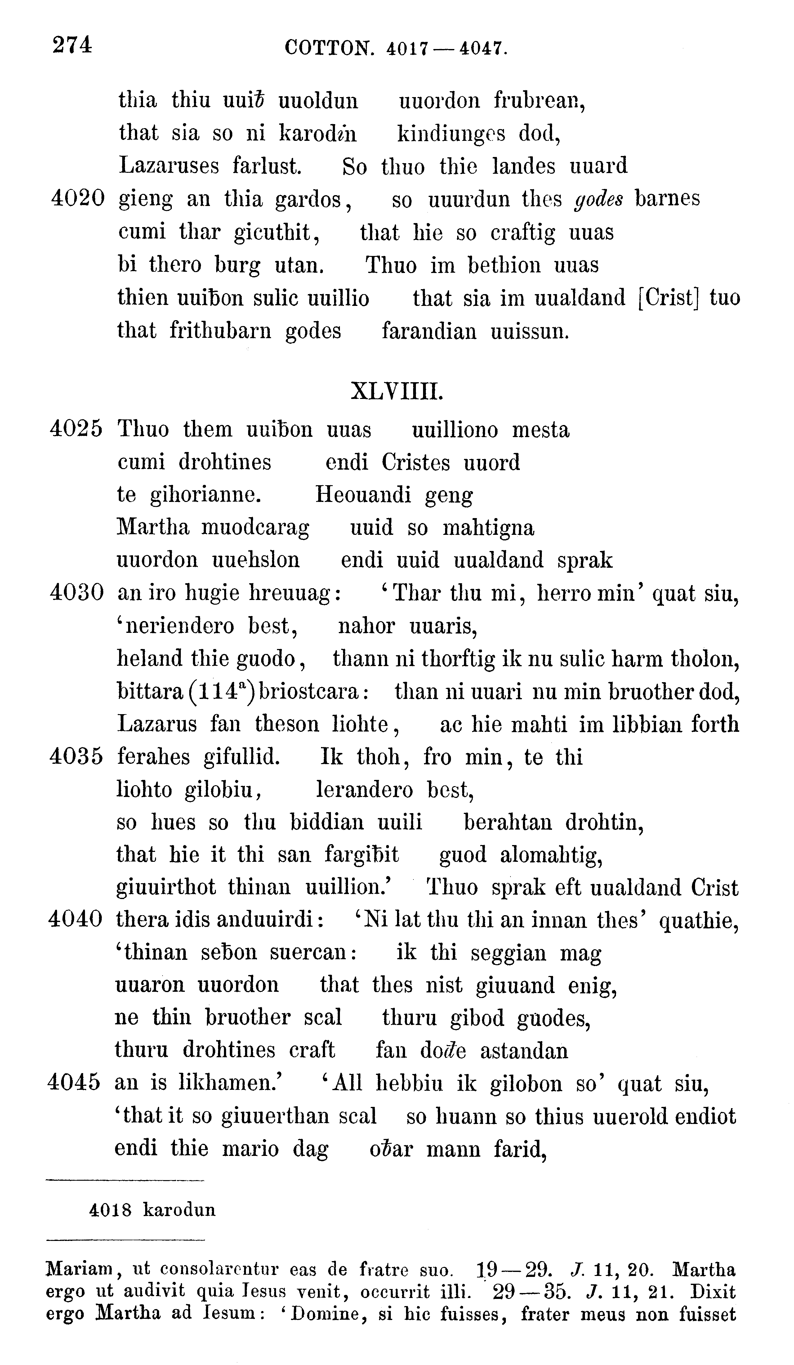 facsimile image (Sievers 1878, p. 274)