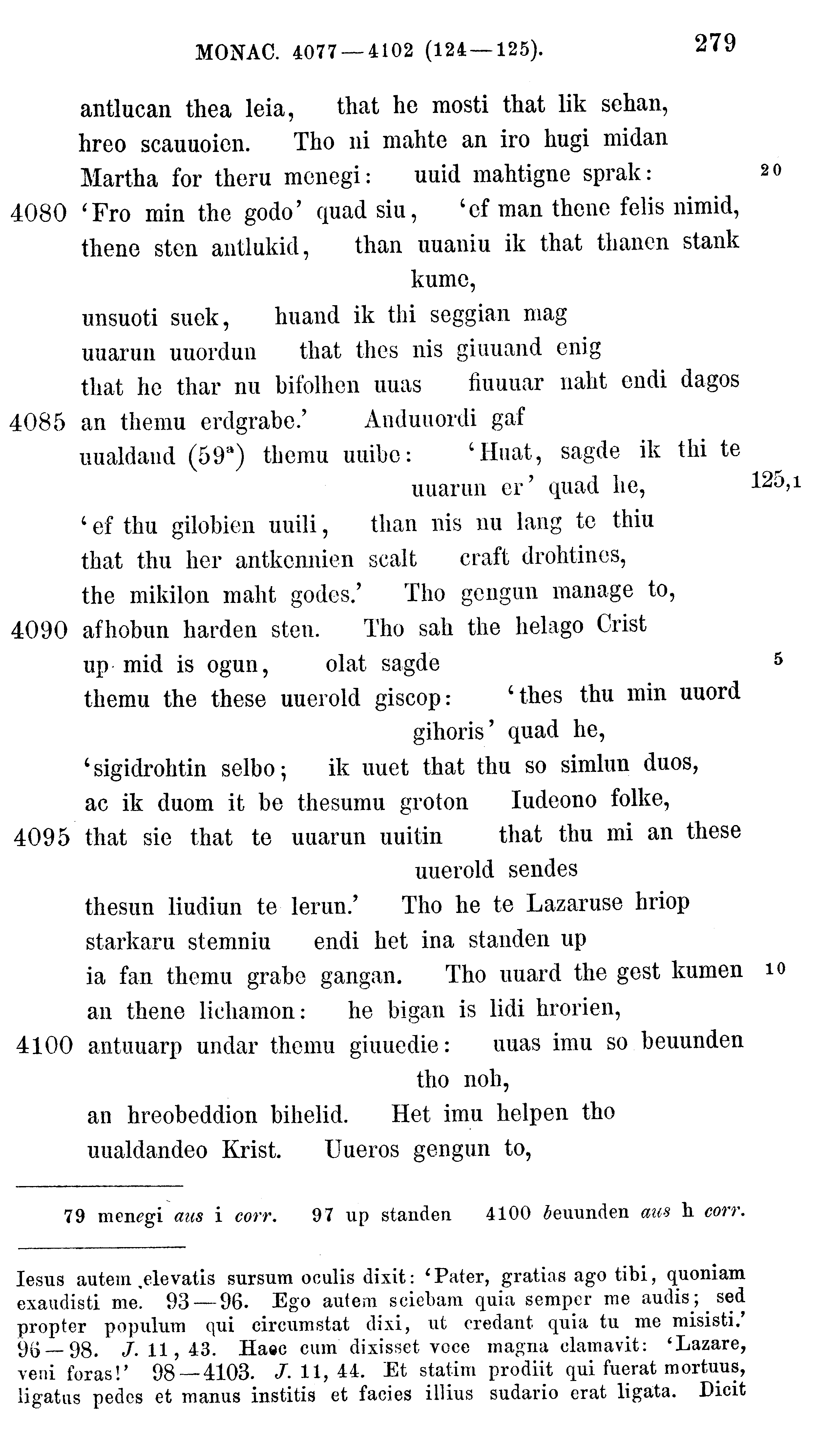 facsimile image (Sievers 1878, p. 279)