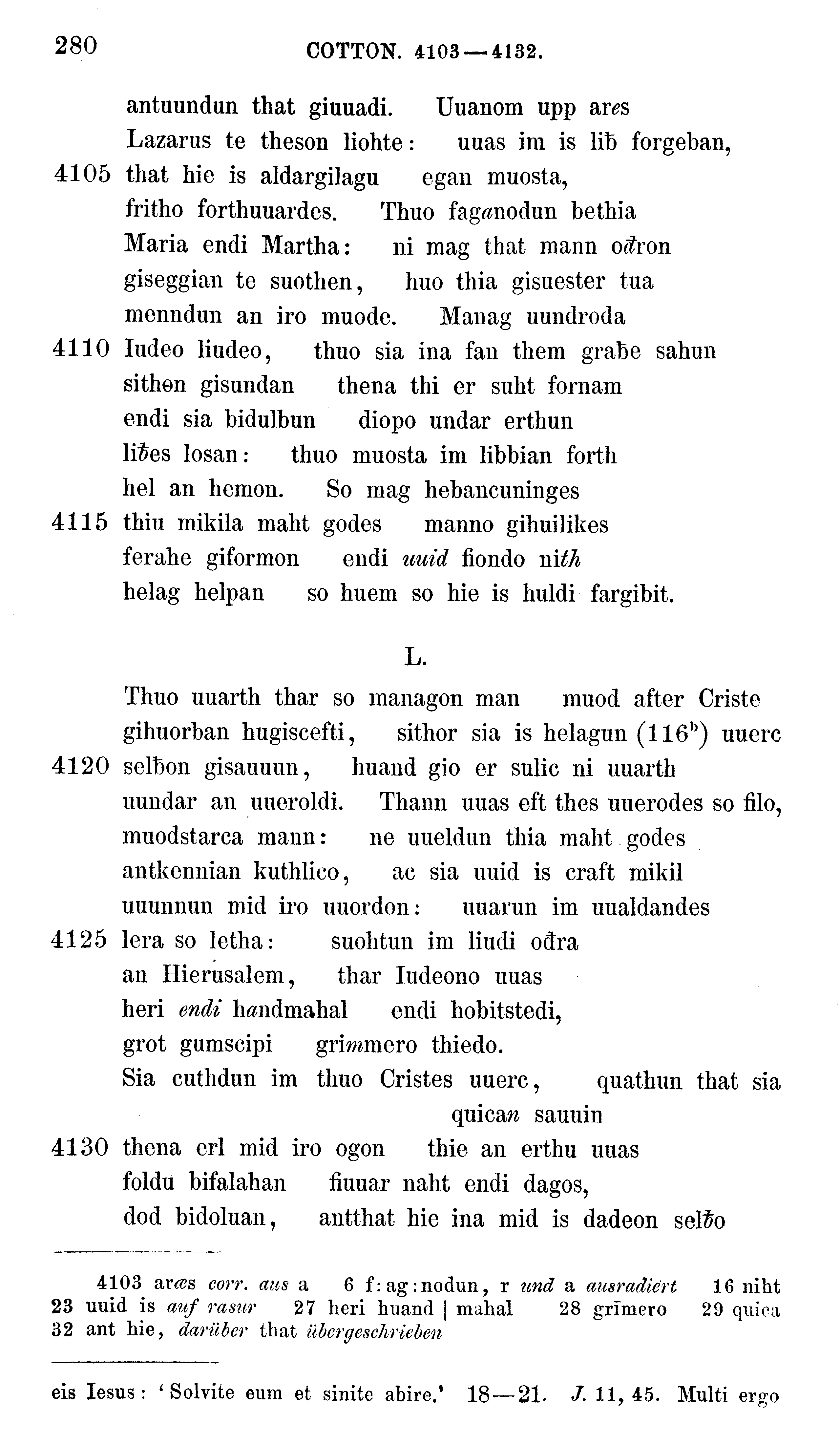 facsimile image (Sievers 1878, p. 280)