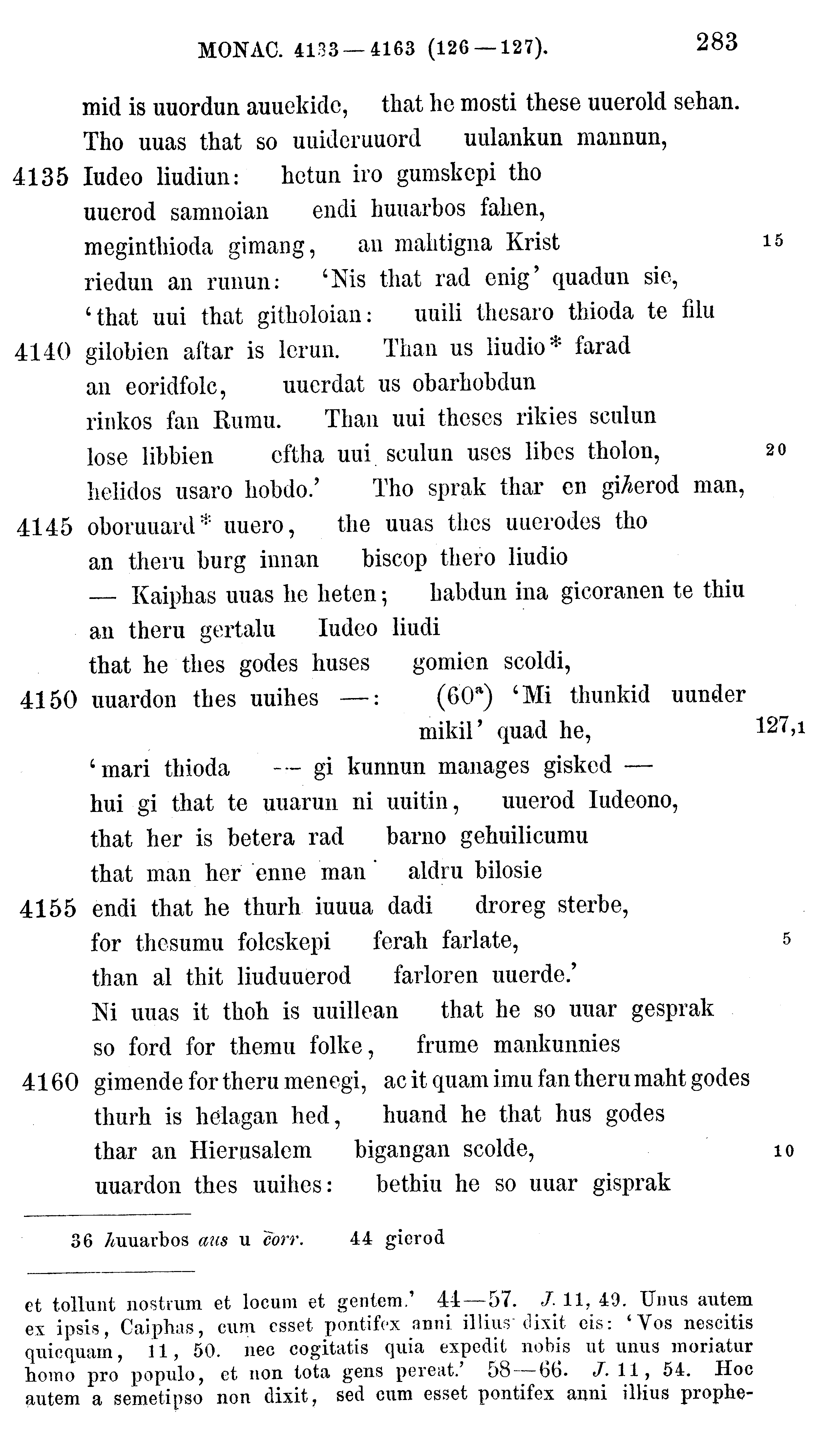 facsimile image (Sievers 1878, p. 283)