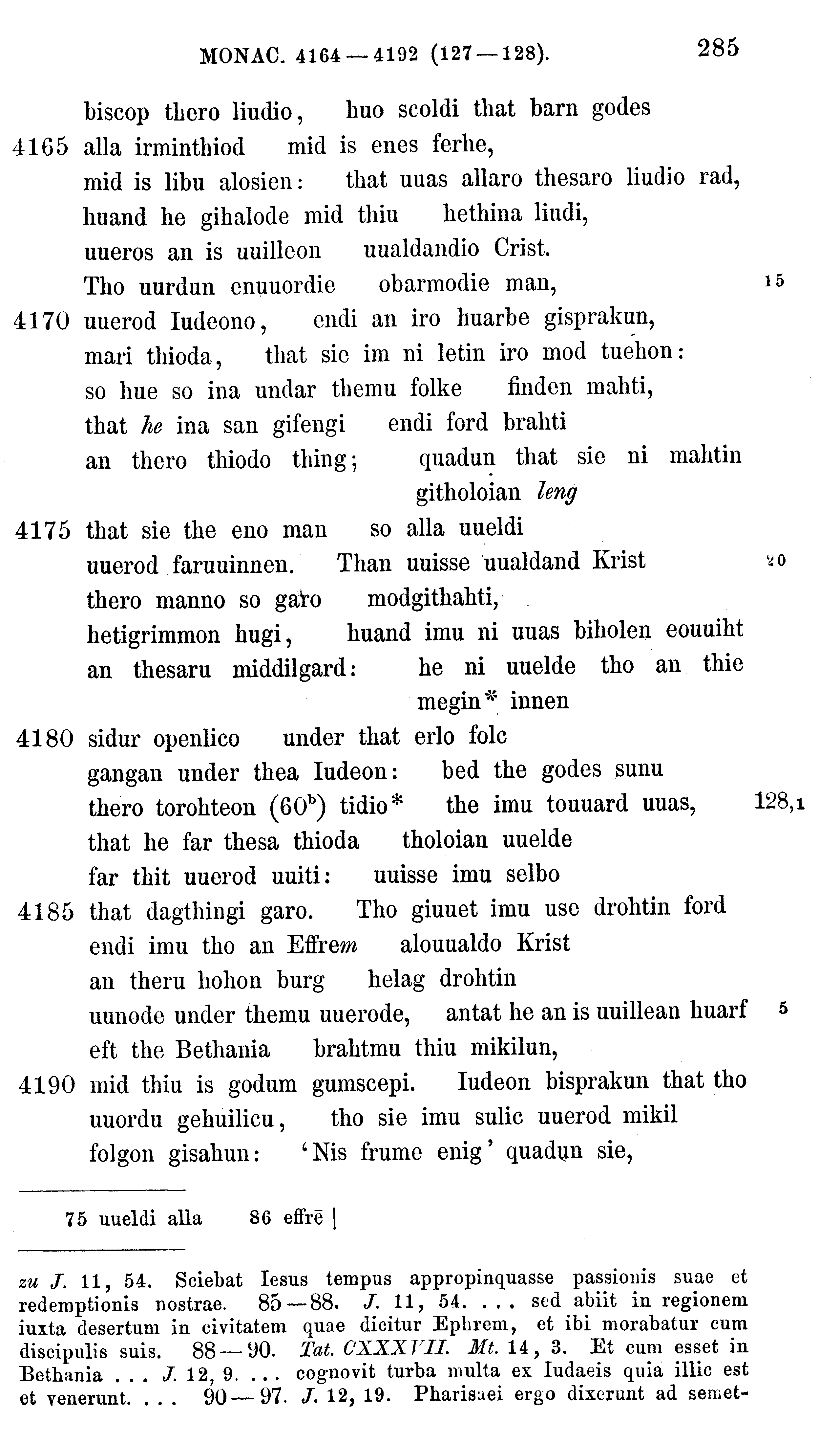 facsimile image (Sievers 1878, p. 285)