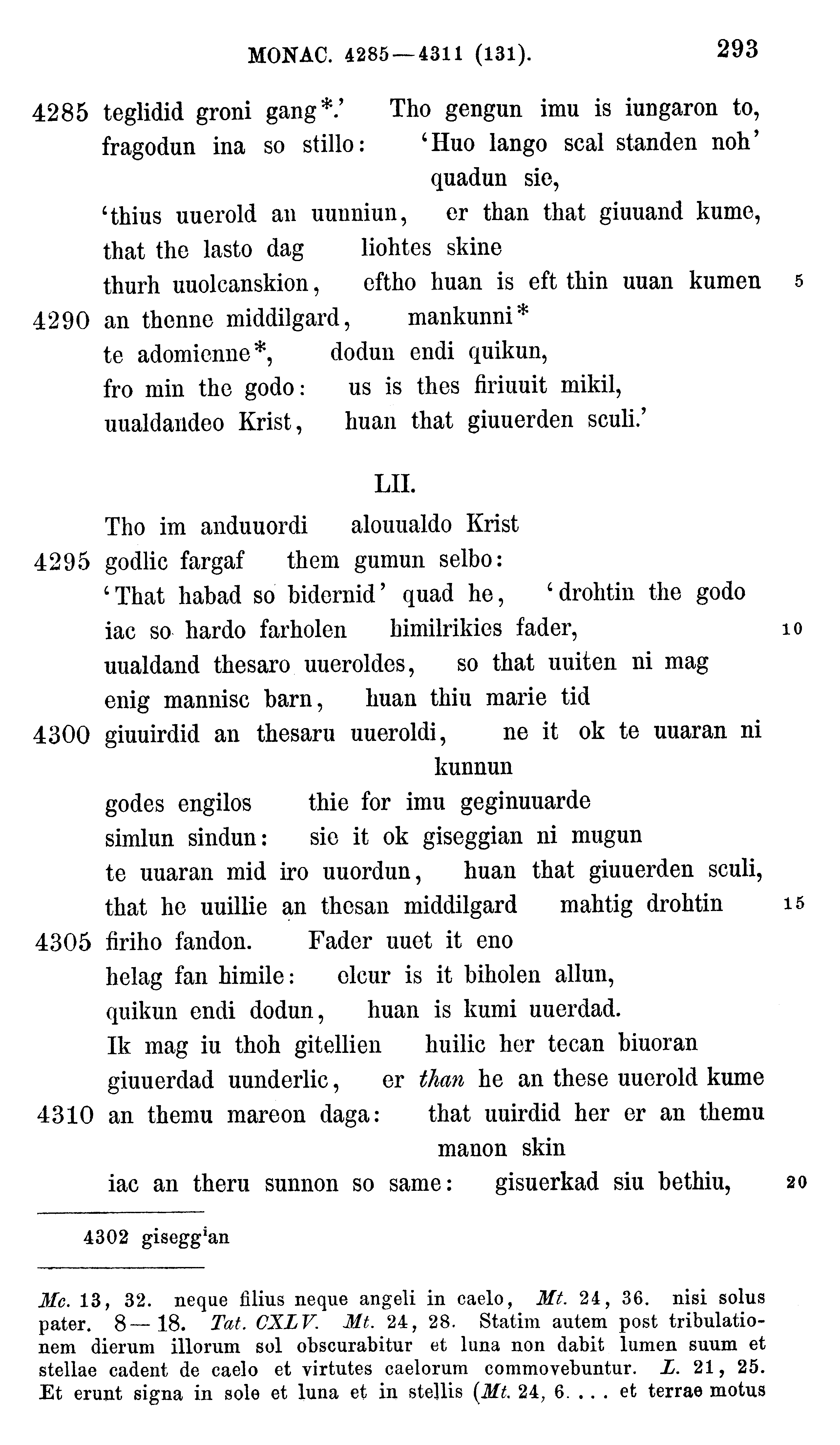 facsimile image (Sievers 1878, p. 293)