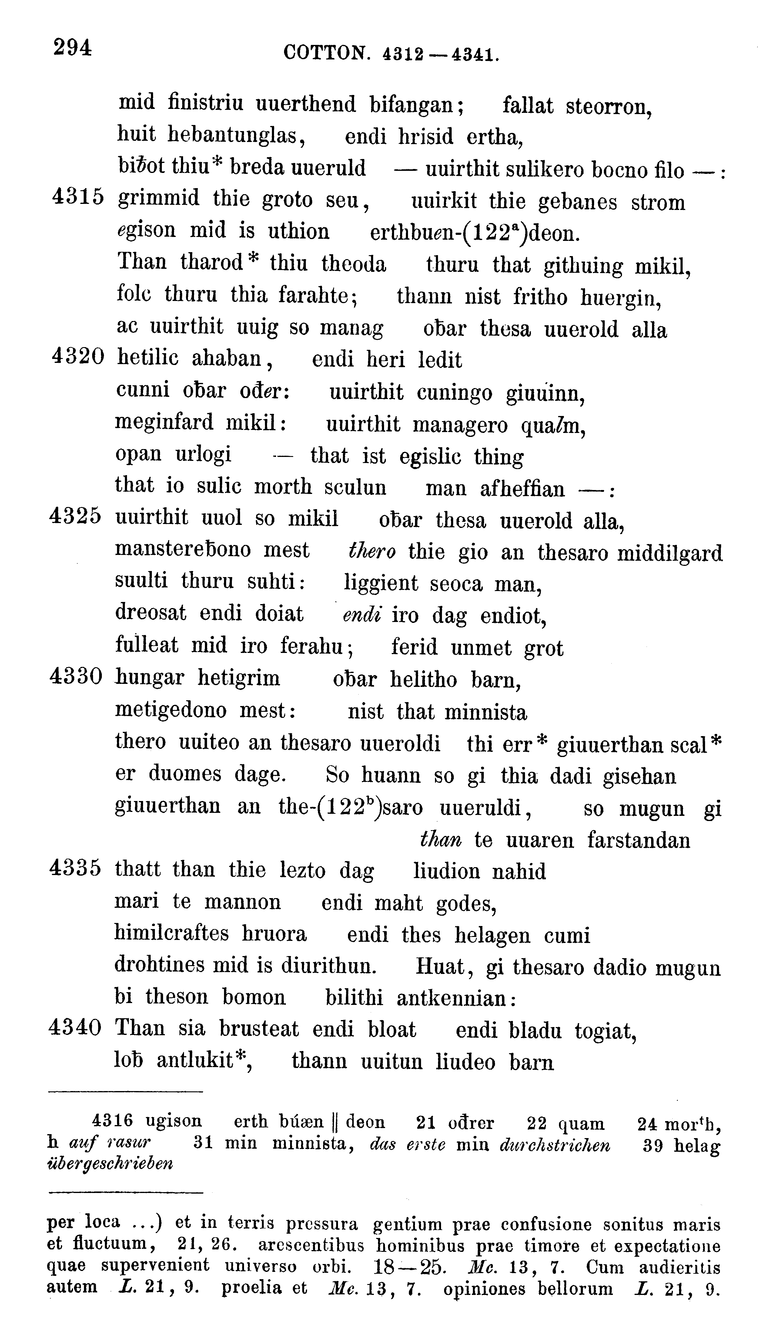 facsimile image (Sievers 1878, p. 294)