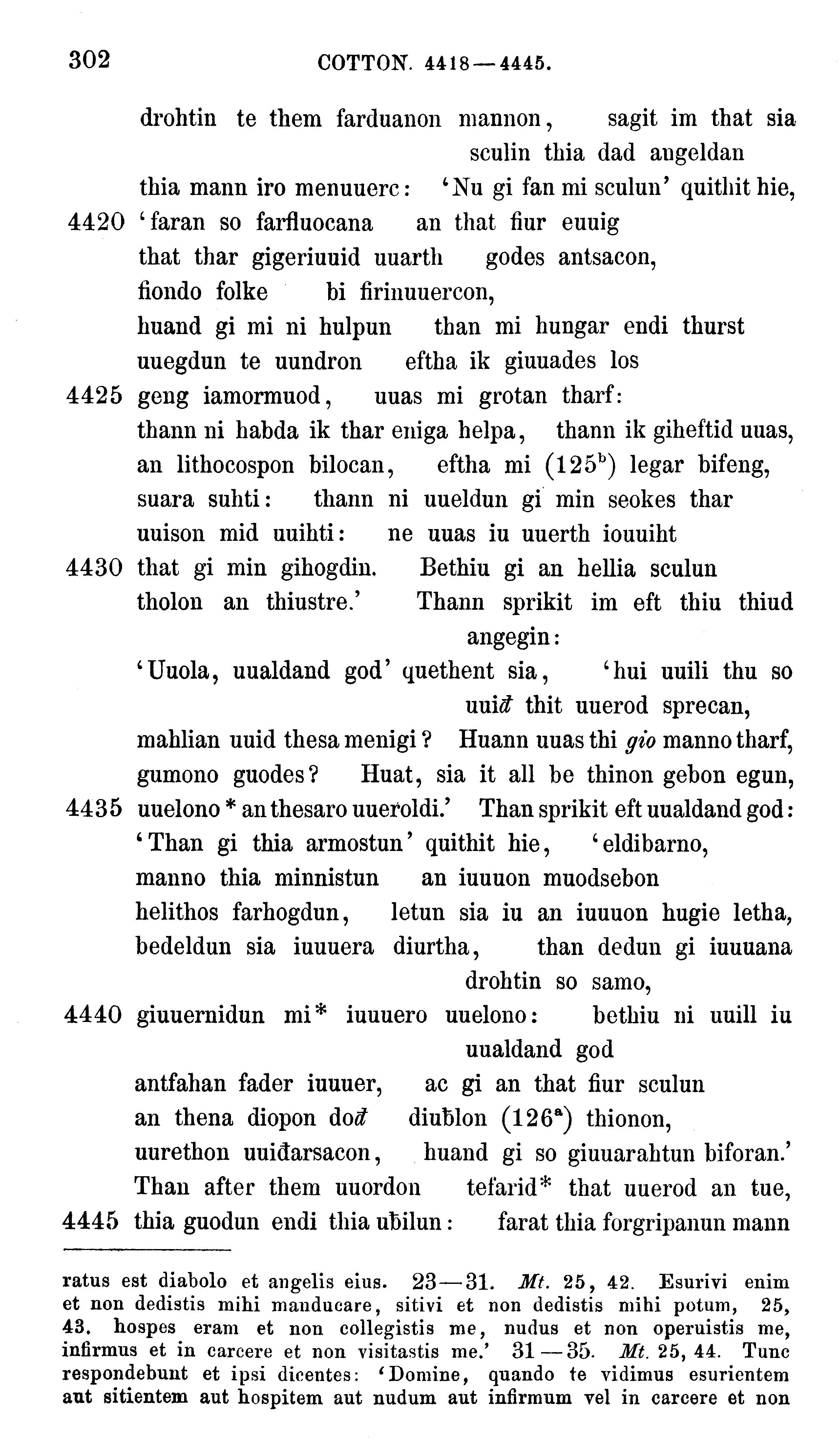 facsimile image (Sievers 1878, p. 302)