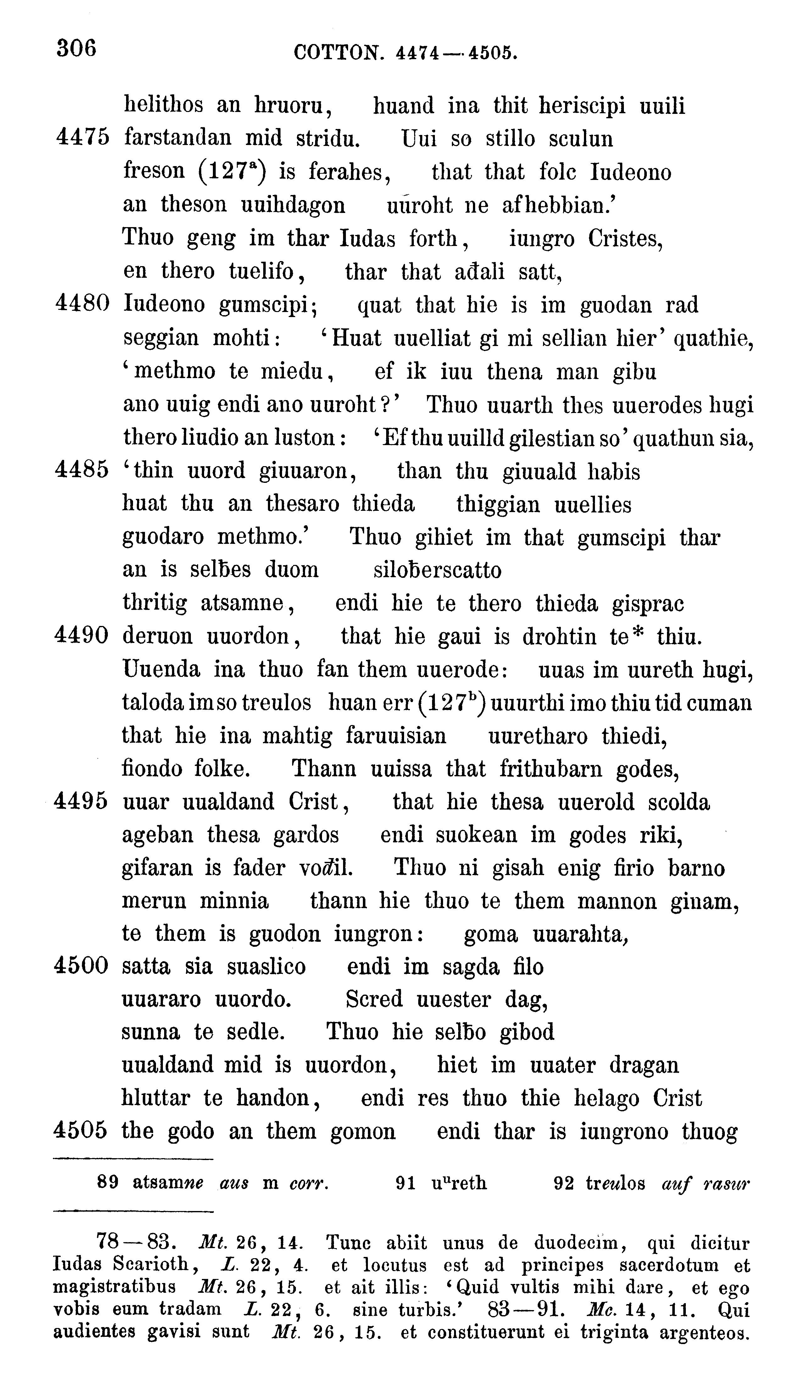 facsimile image (Sievers 1878, p. 306)