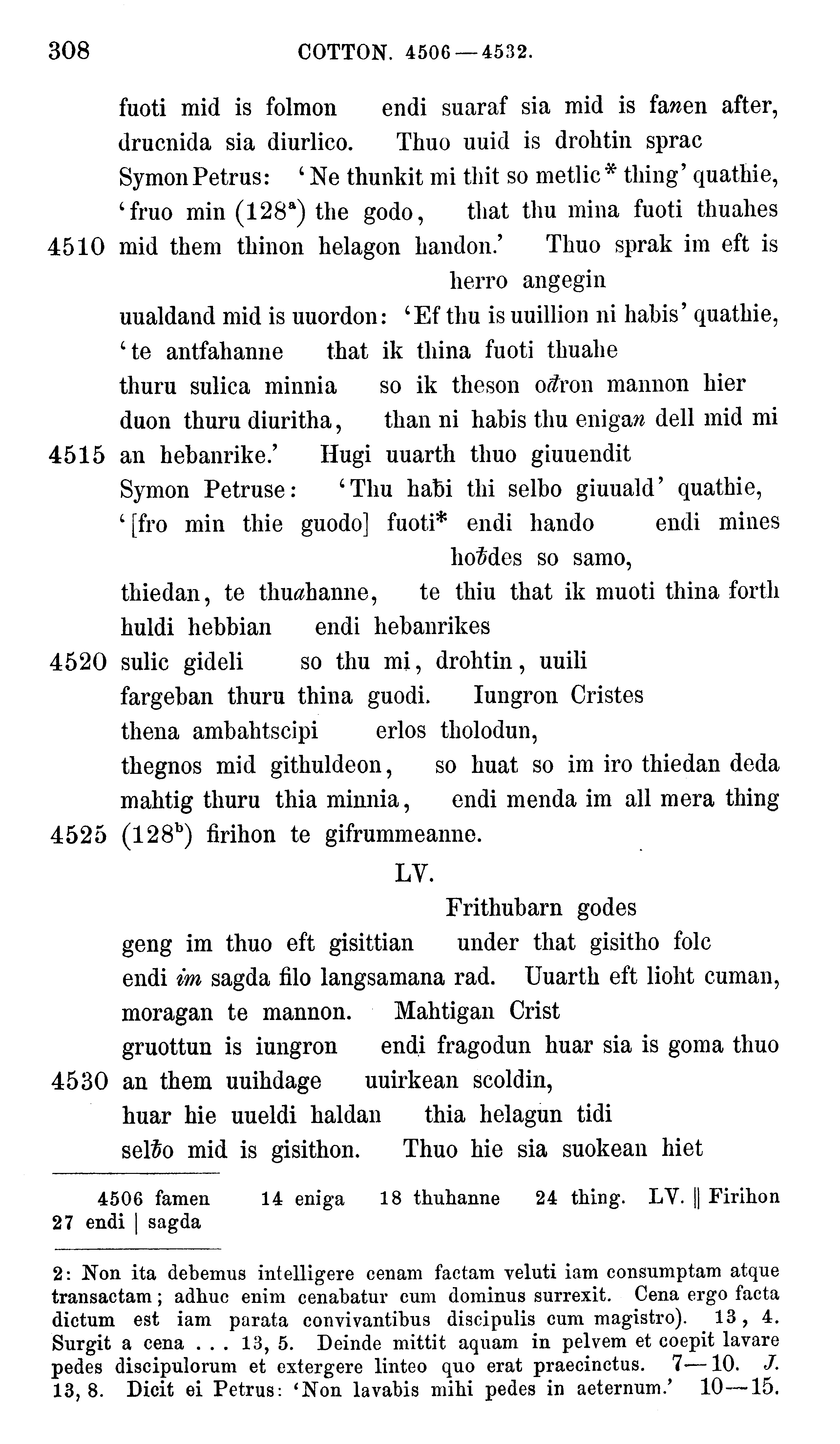 facsimile image (Sievers 1878, p. 308)