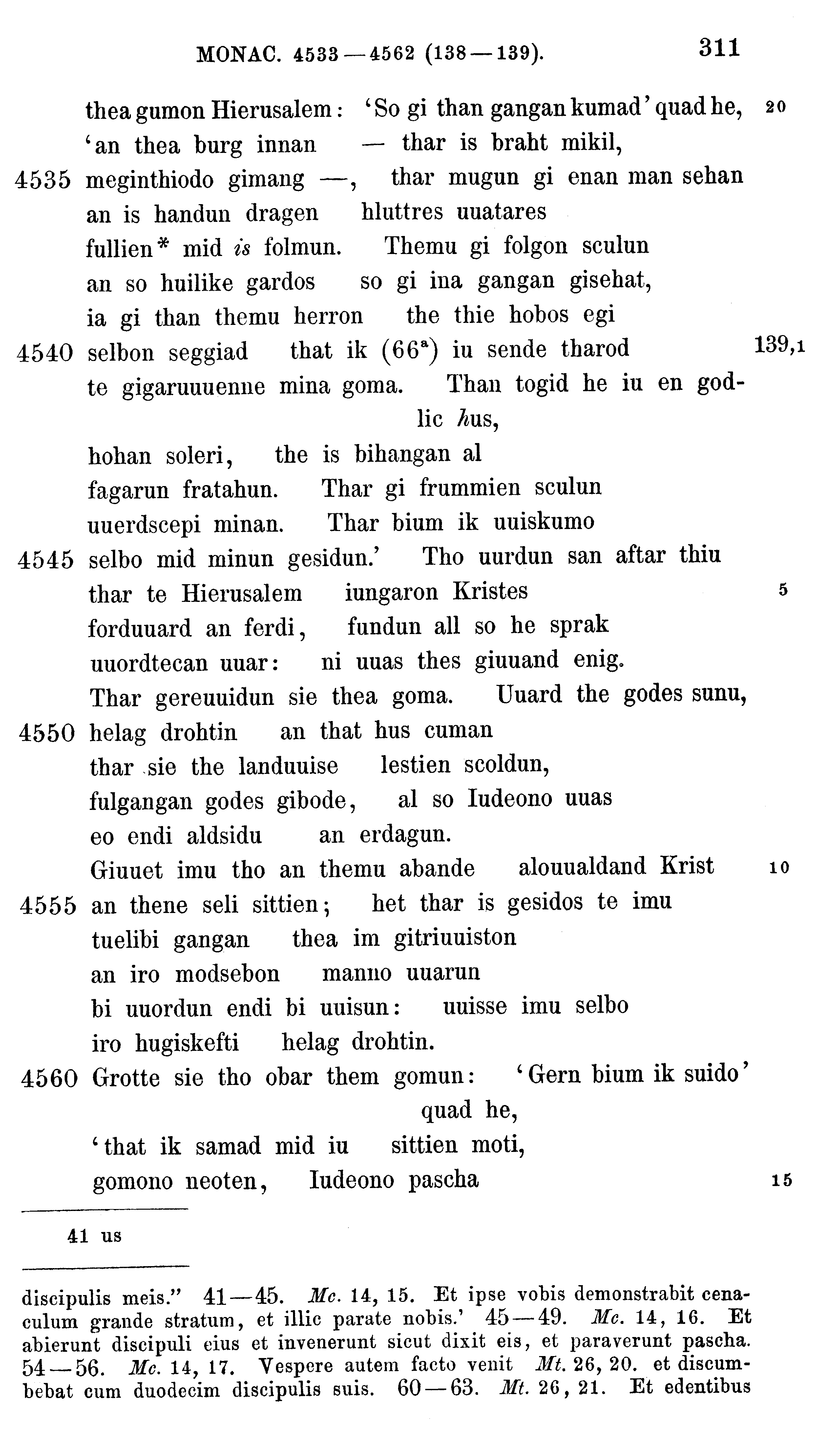 facsimile image (Sievers 1878, p. 311)