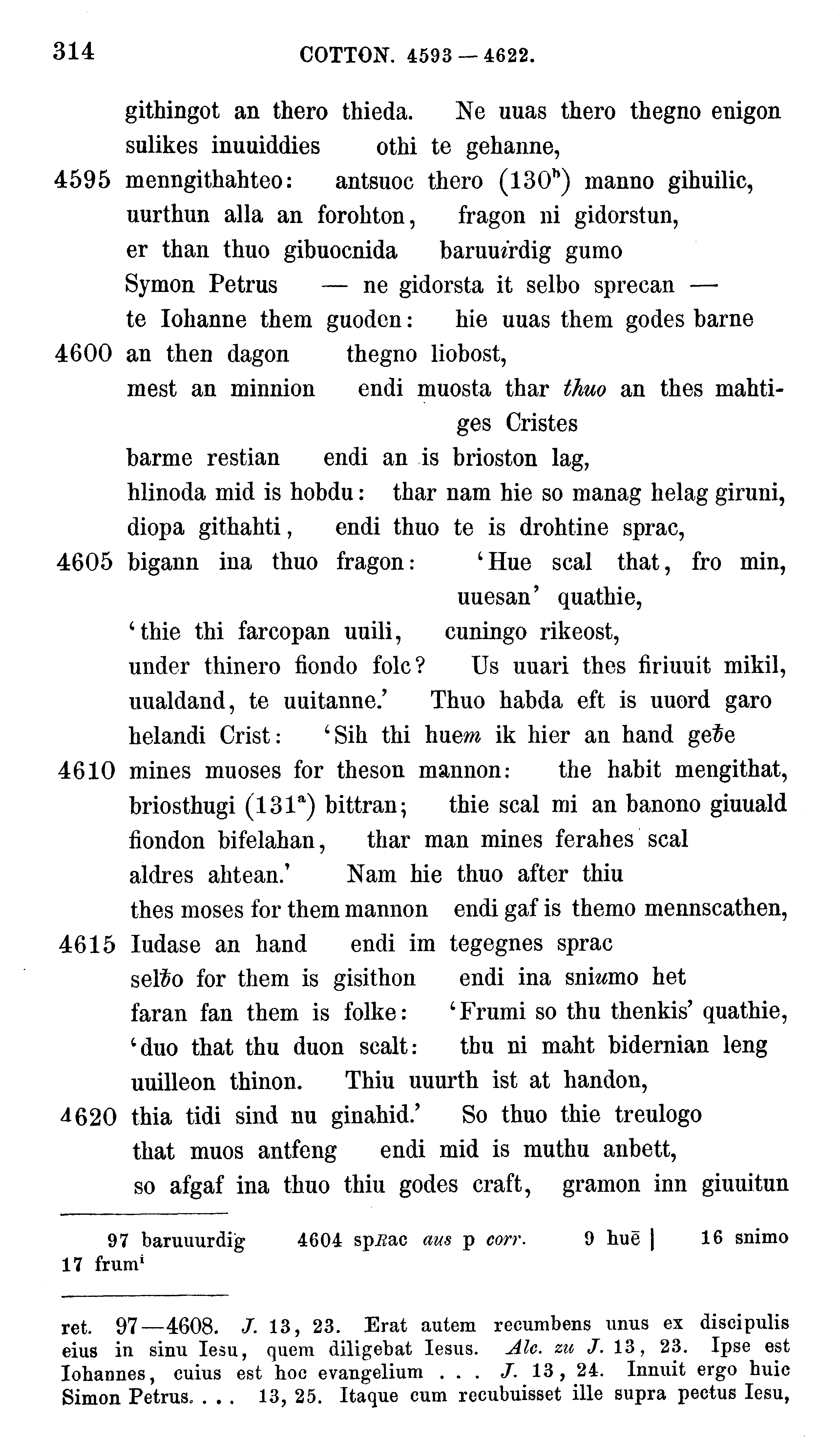 facsimile image (Sievers 1878, p. 314)