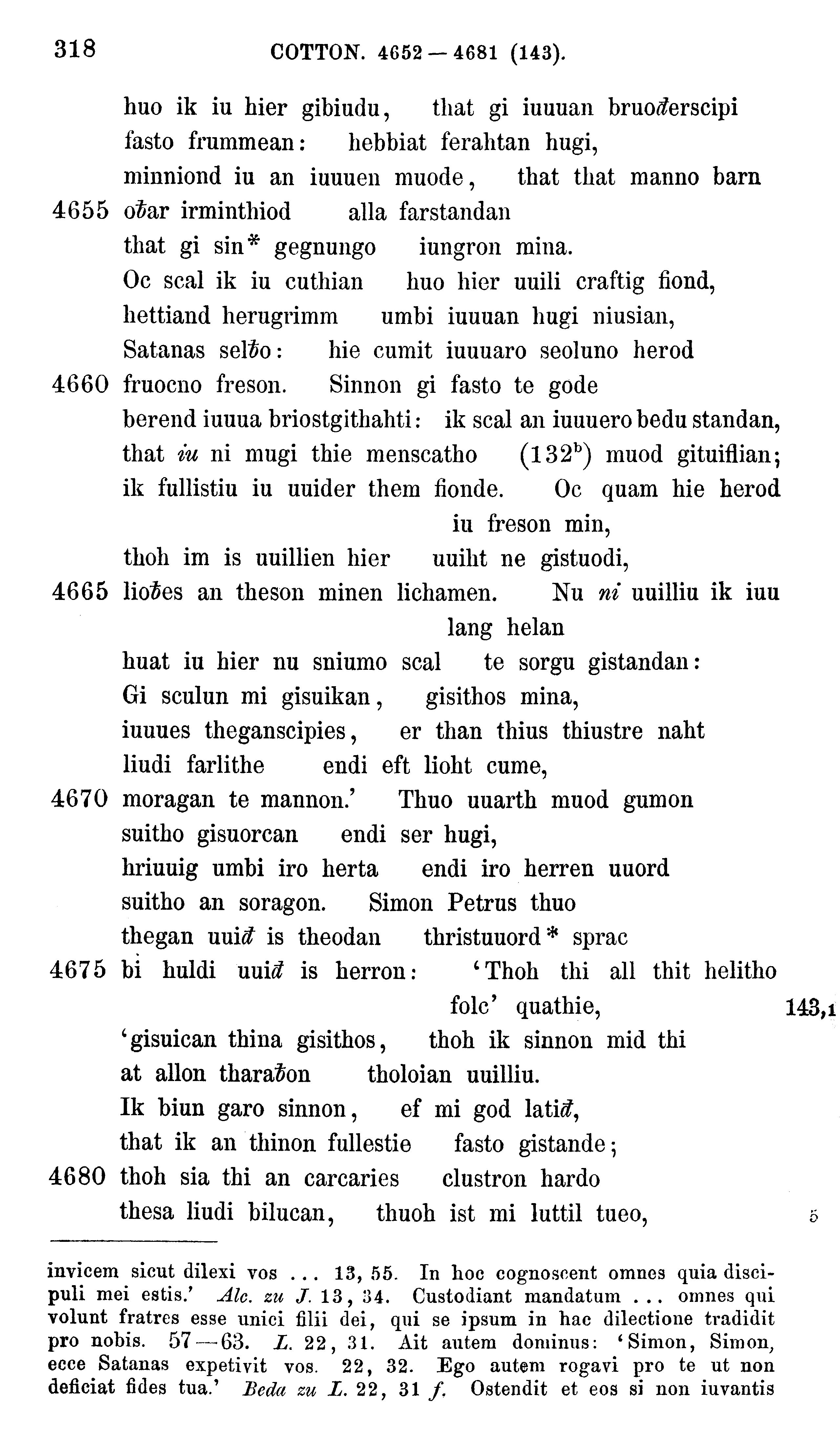 facsimile image (Sievers 1878, p. 318)