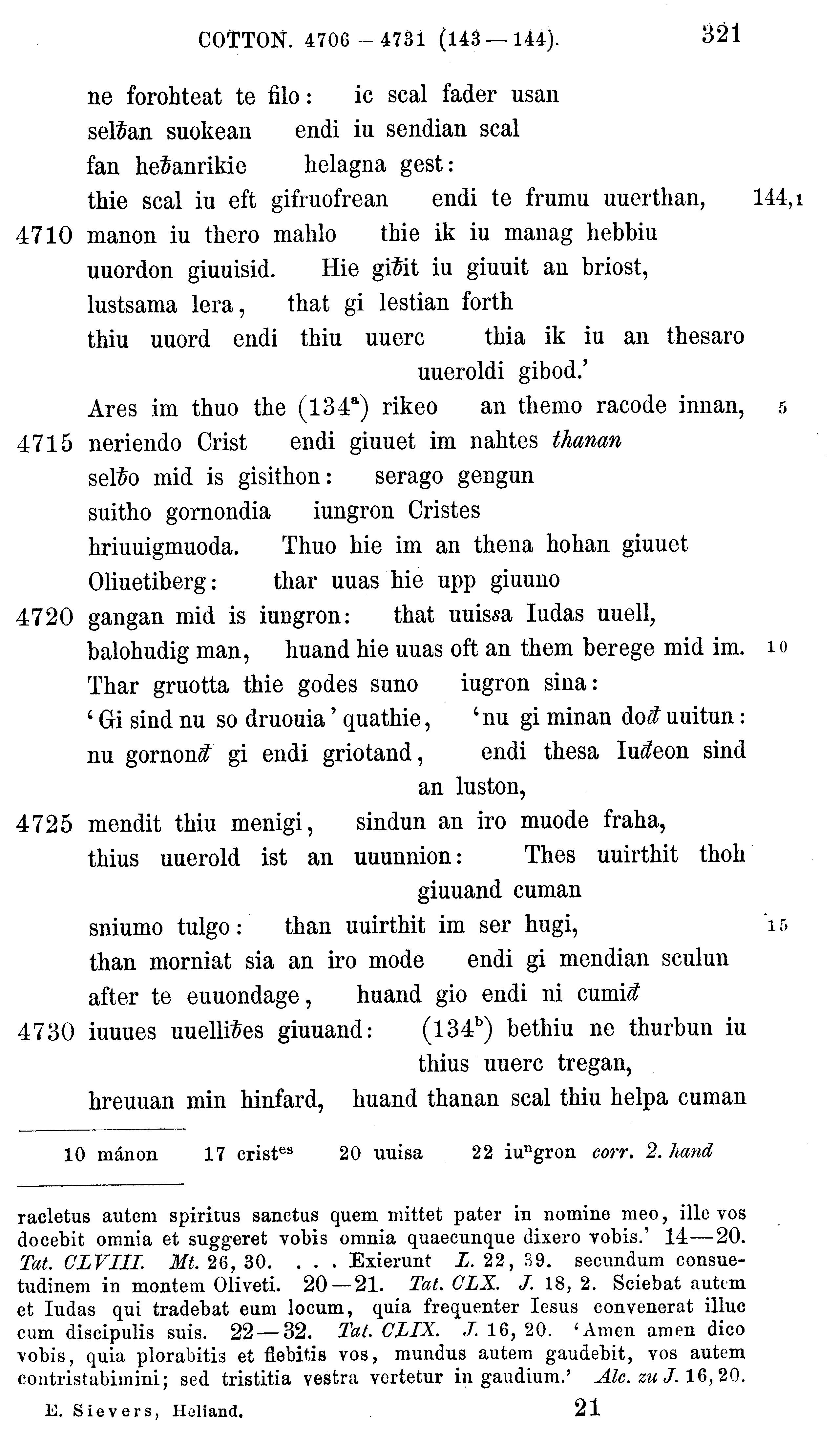 facsimile image (Sievers 1878, p. 321)