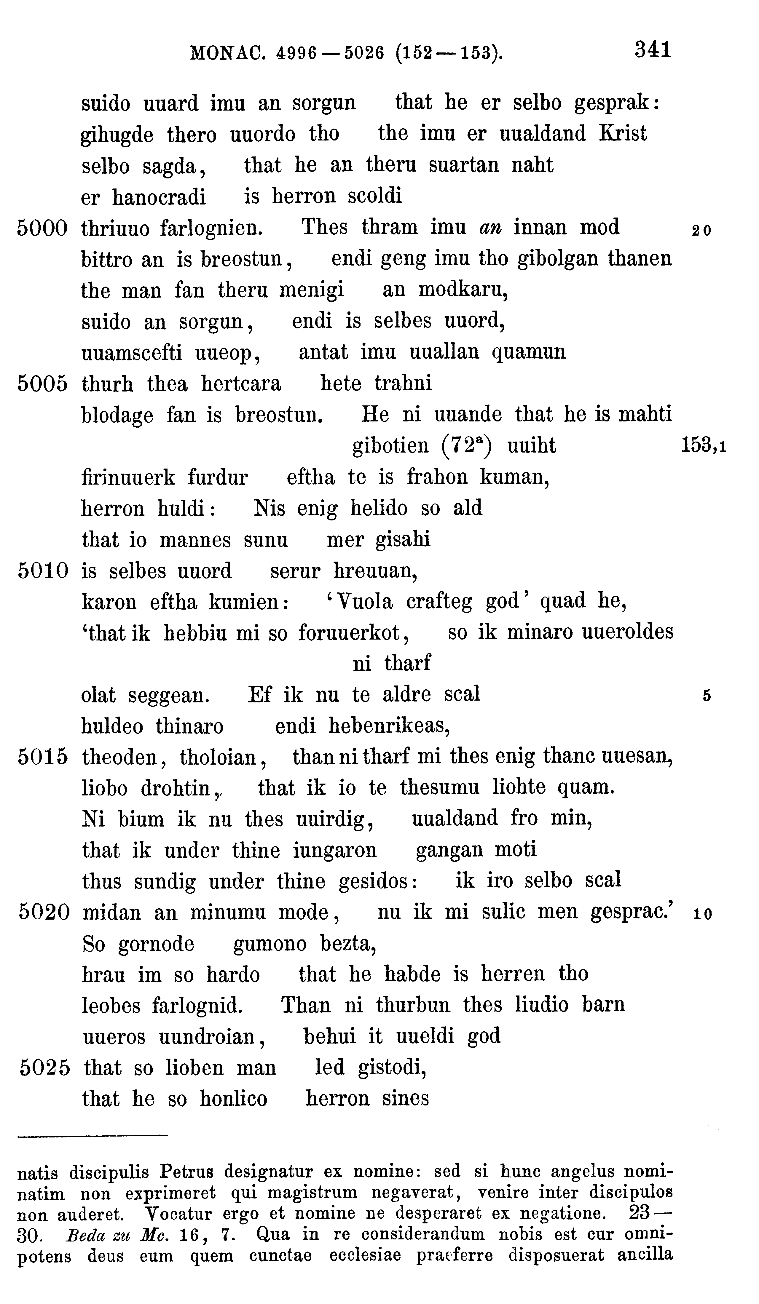 facsimile image (Sievers 1878, p. 341)