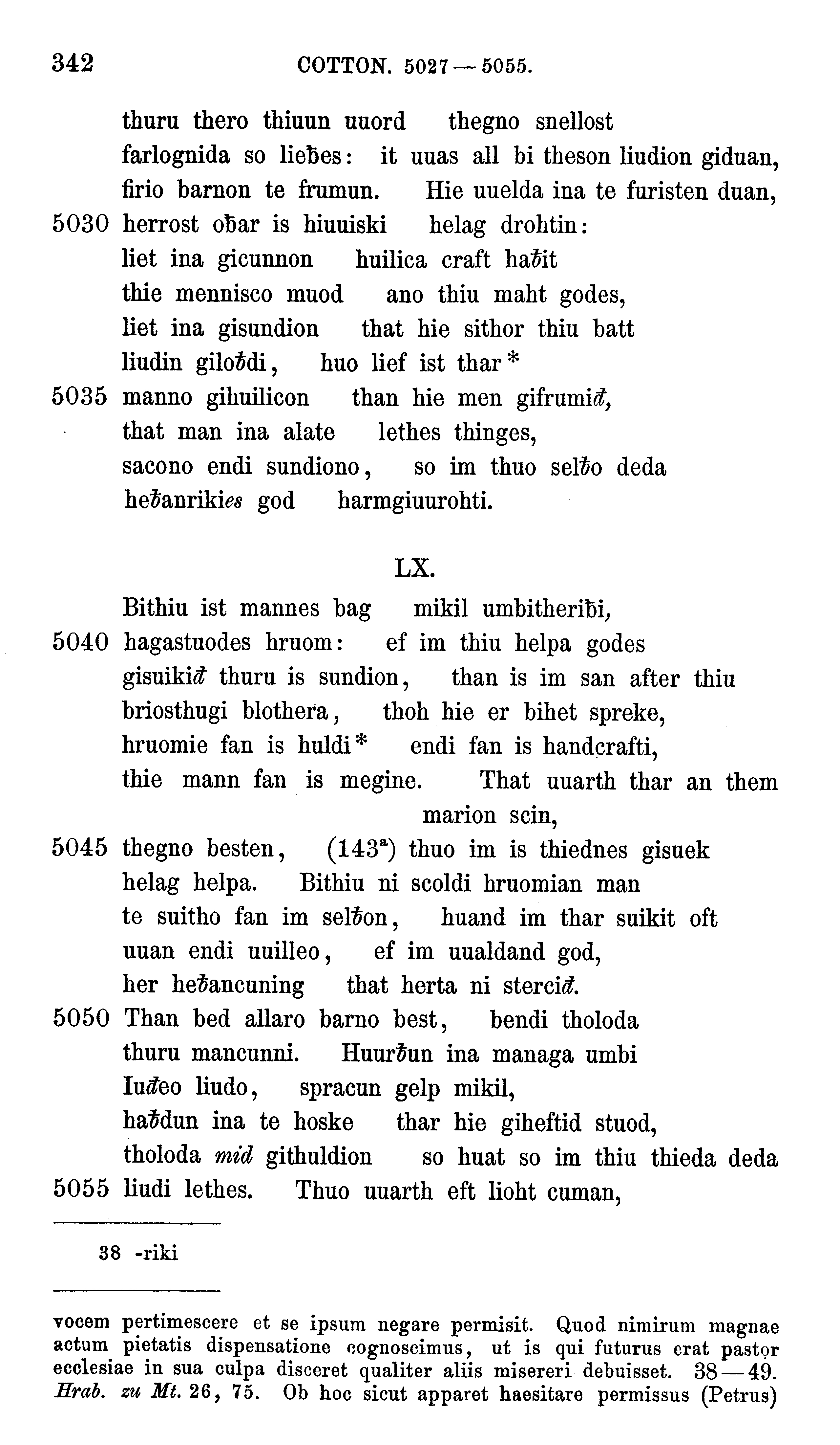 facsimile image (Sievers 1878, p. 342)