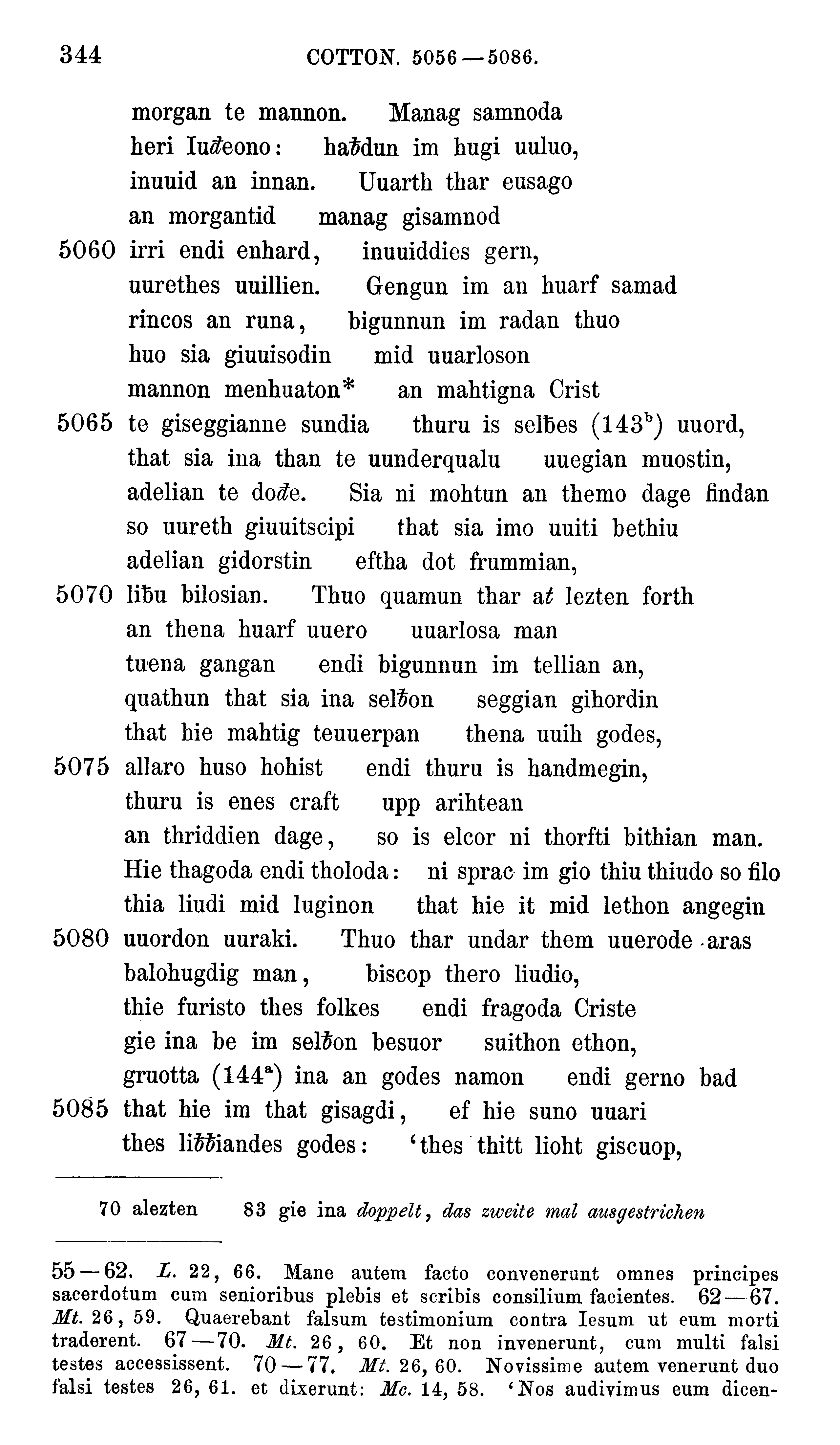 facsimile image (Sievers 1878, p. 344)
