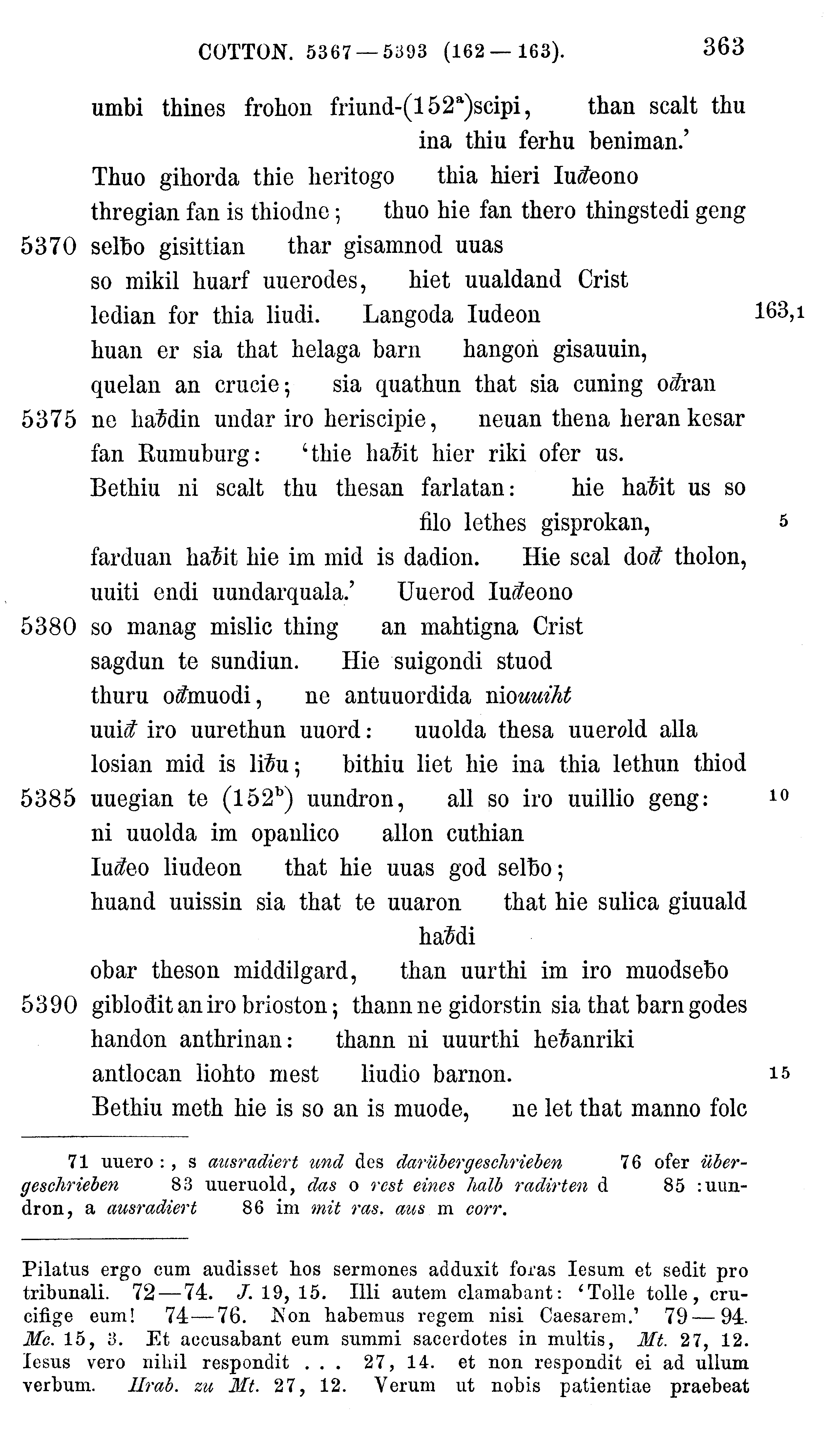 facsimile image (Sievers 1878, p. 363)