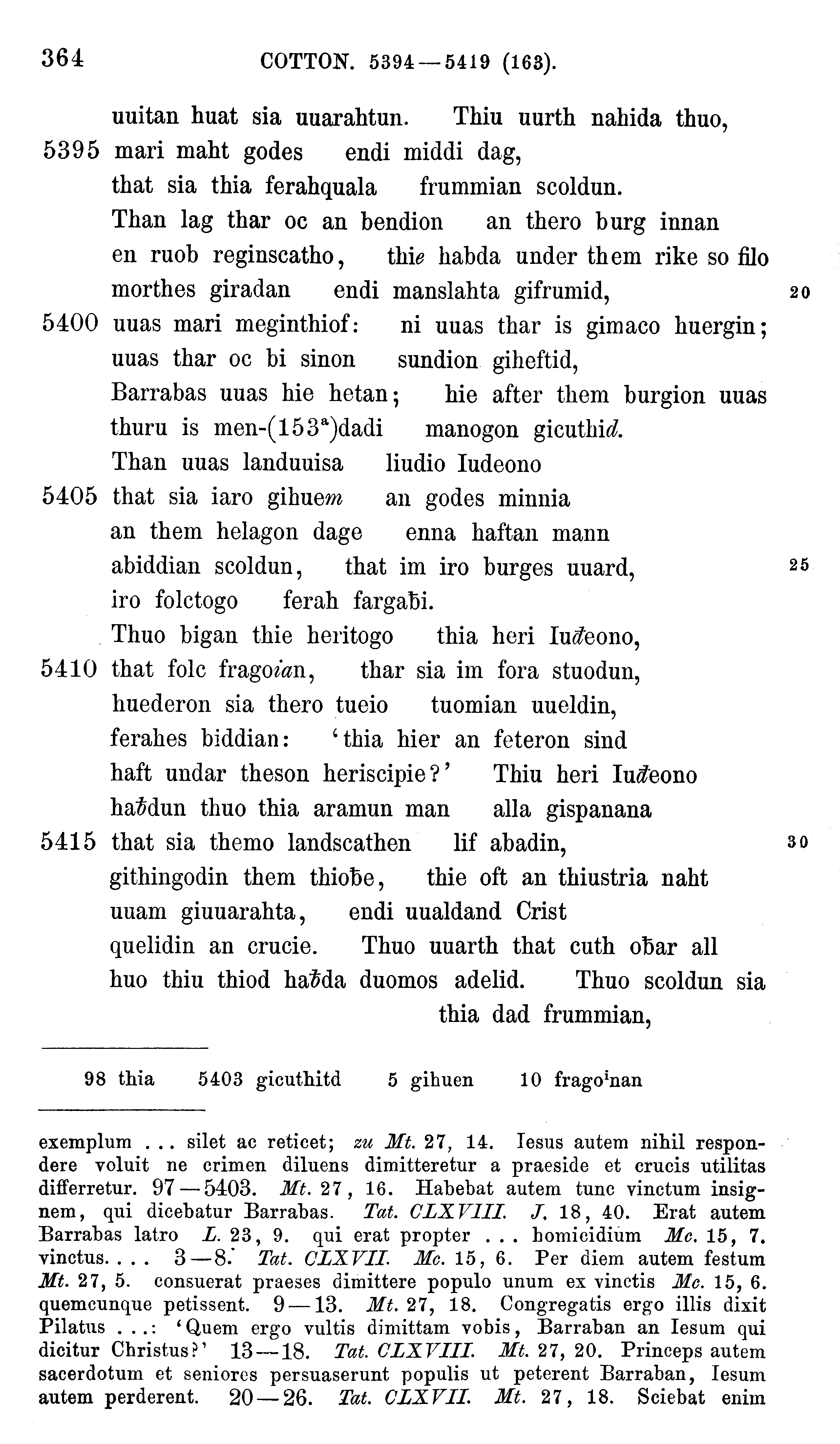 facsimile image (Sievers 1878, p. 364)