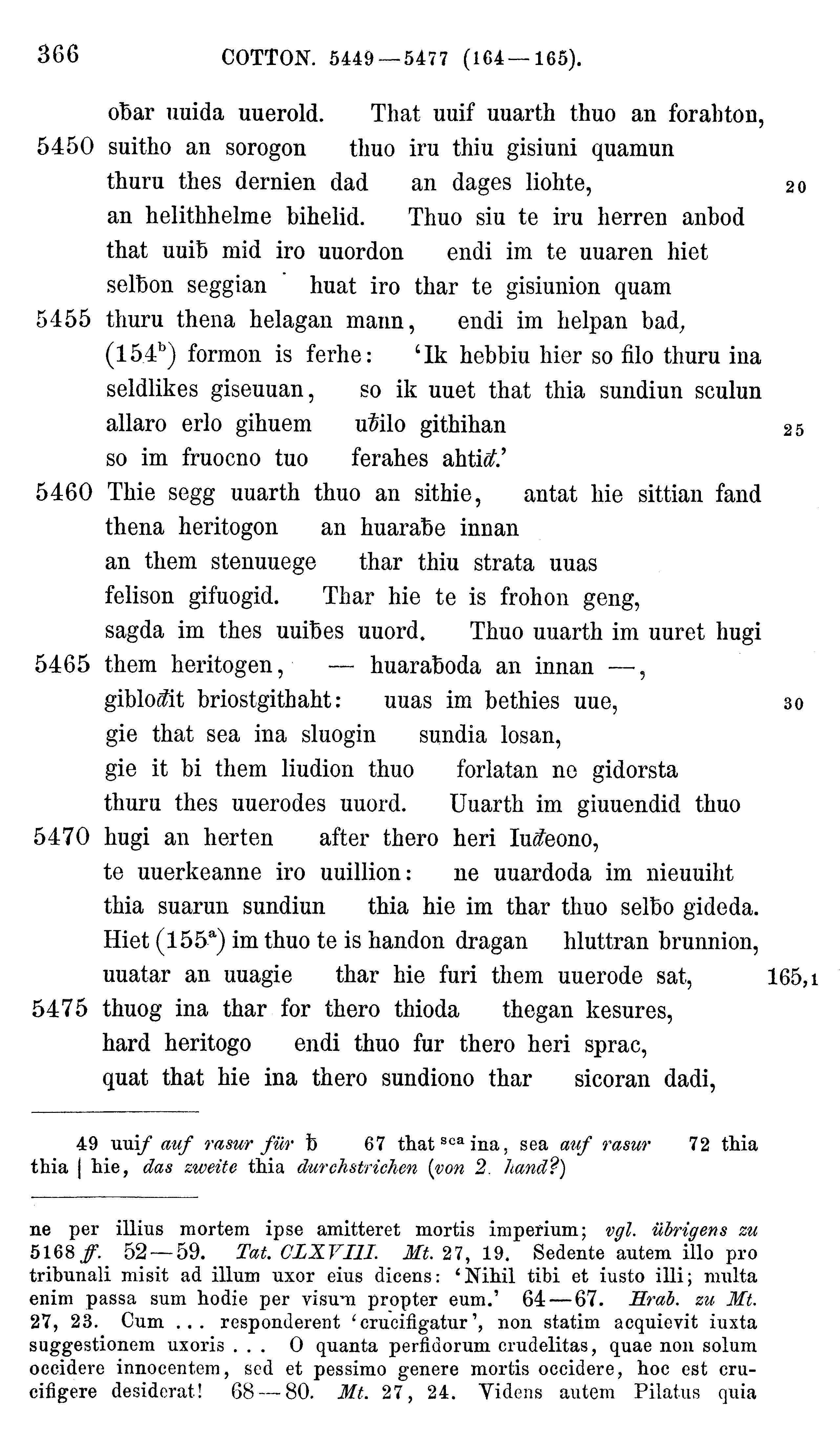 facsimile image (Sievers 1878, p. 366)