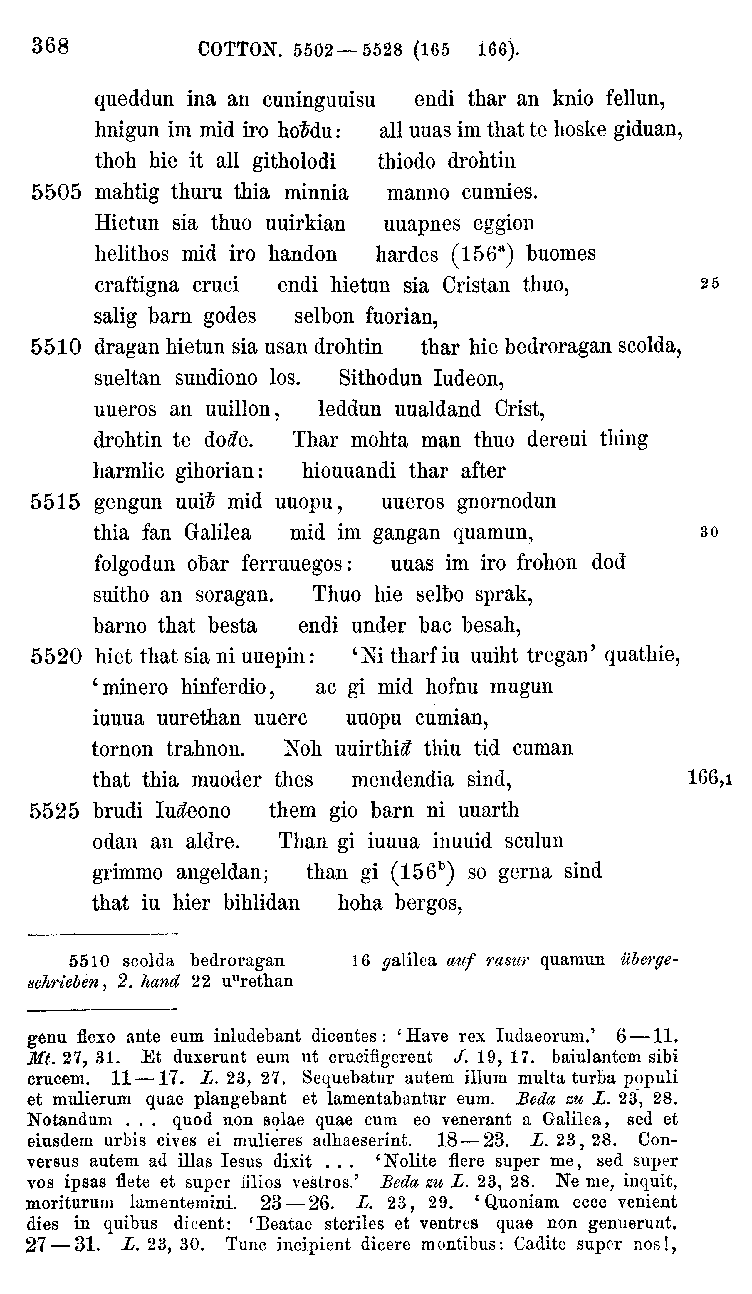 facsimile image (Sievers 1878, p. 368)