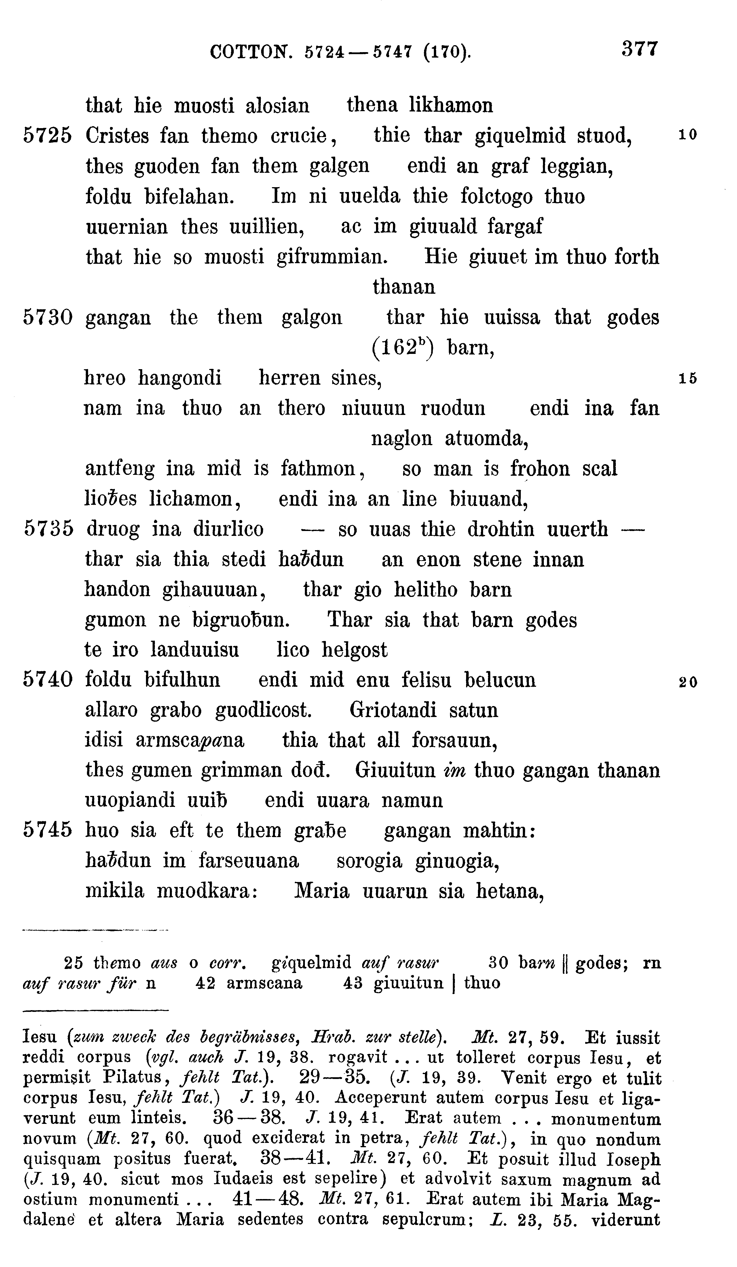 facsimile image (Sievers 1878, p. 377)