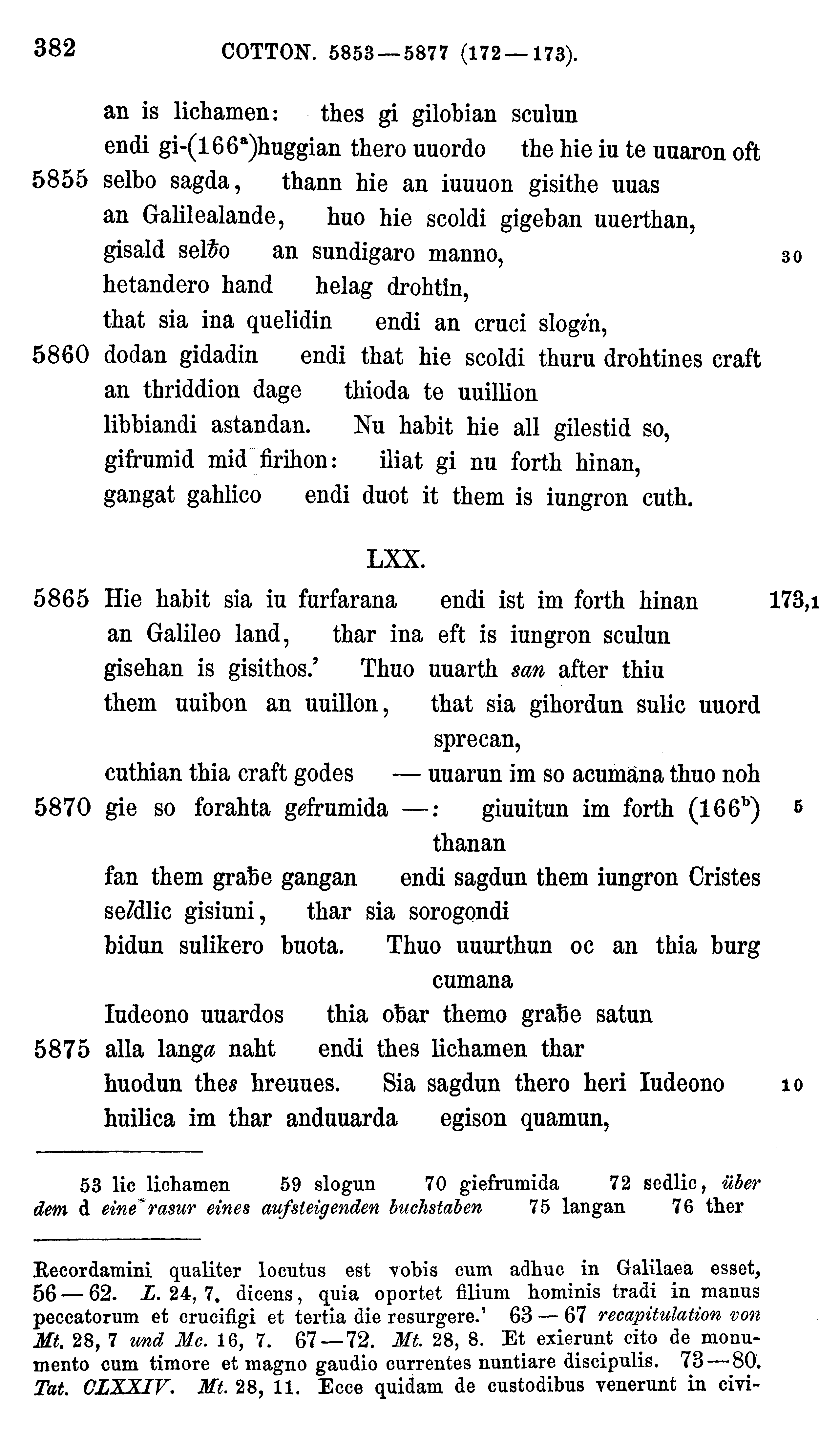 facsimile image (Sievers 1878, p. 382)