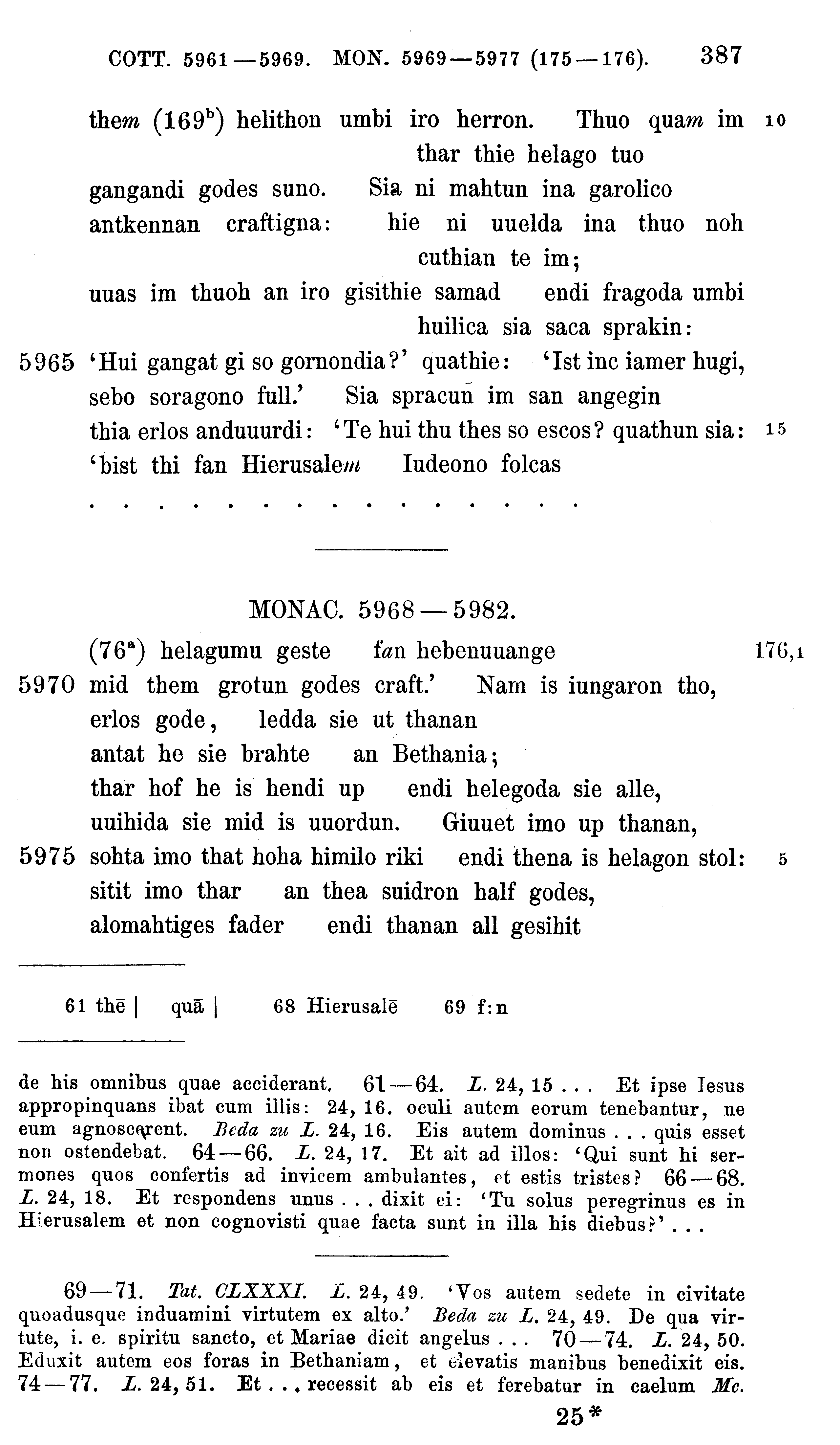 facsimile image (Sievers 1878, p. 387)