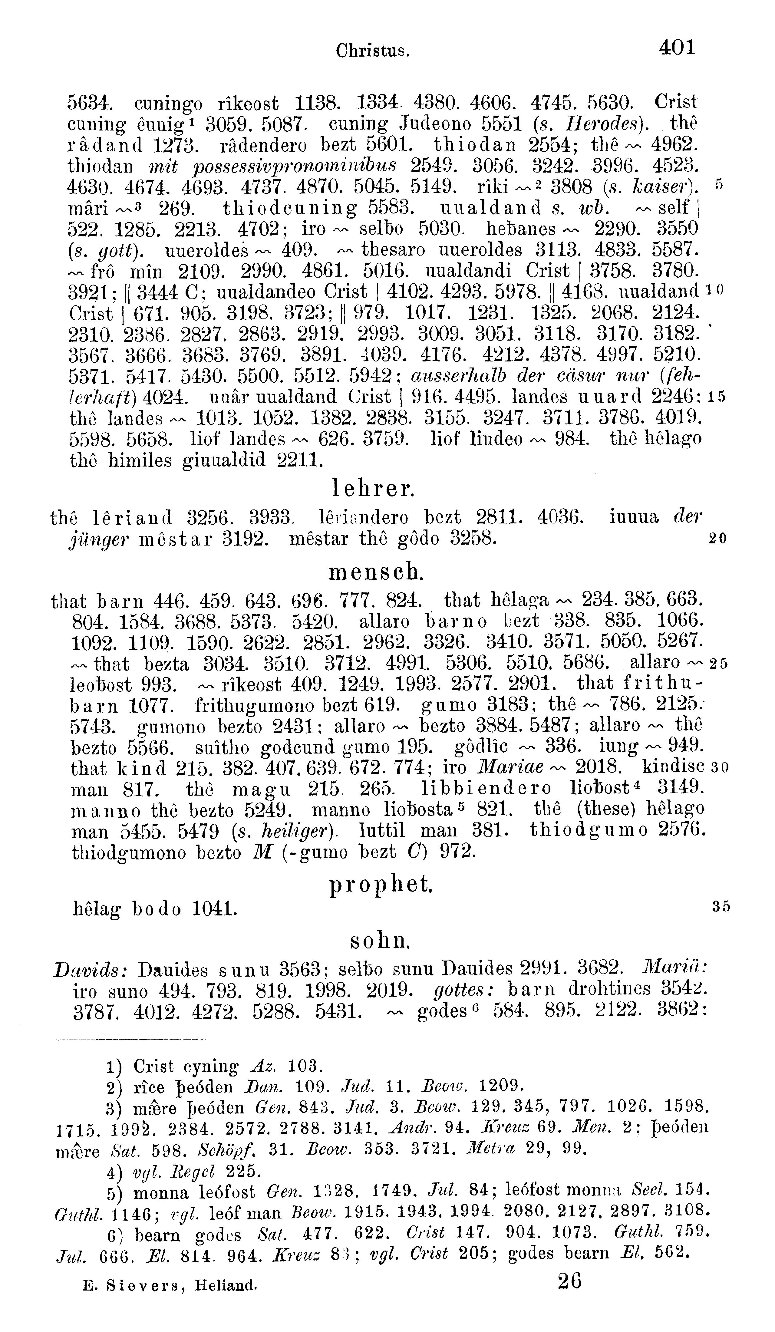 facsimile image (Sievers 1878, p. 401)