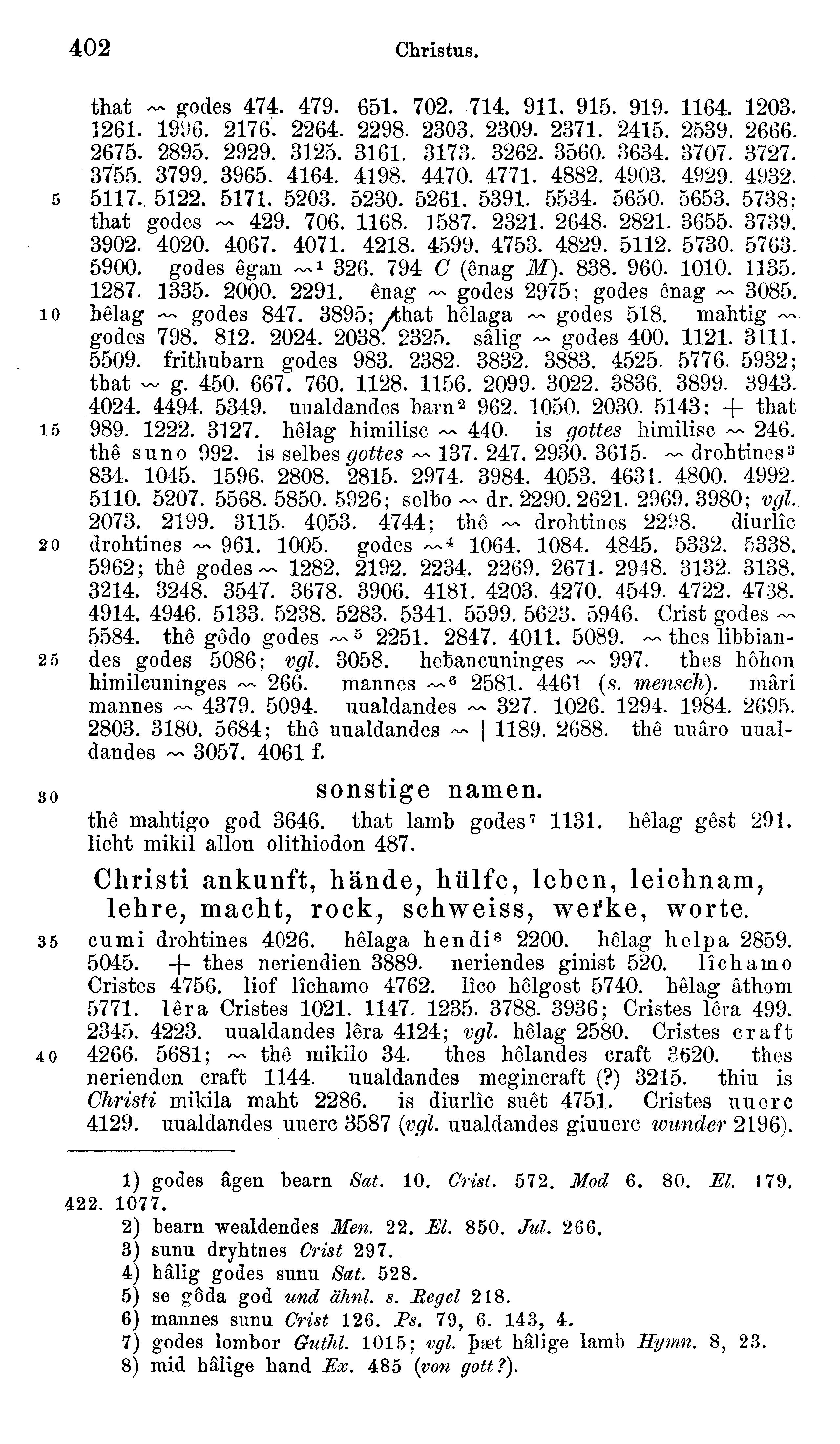 facsimile image (Sievers 1878, p. 402)