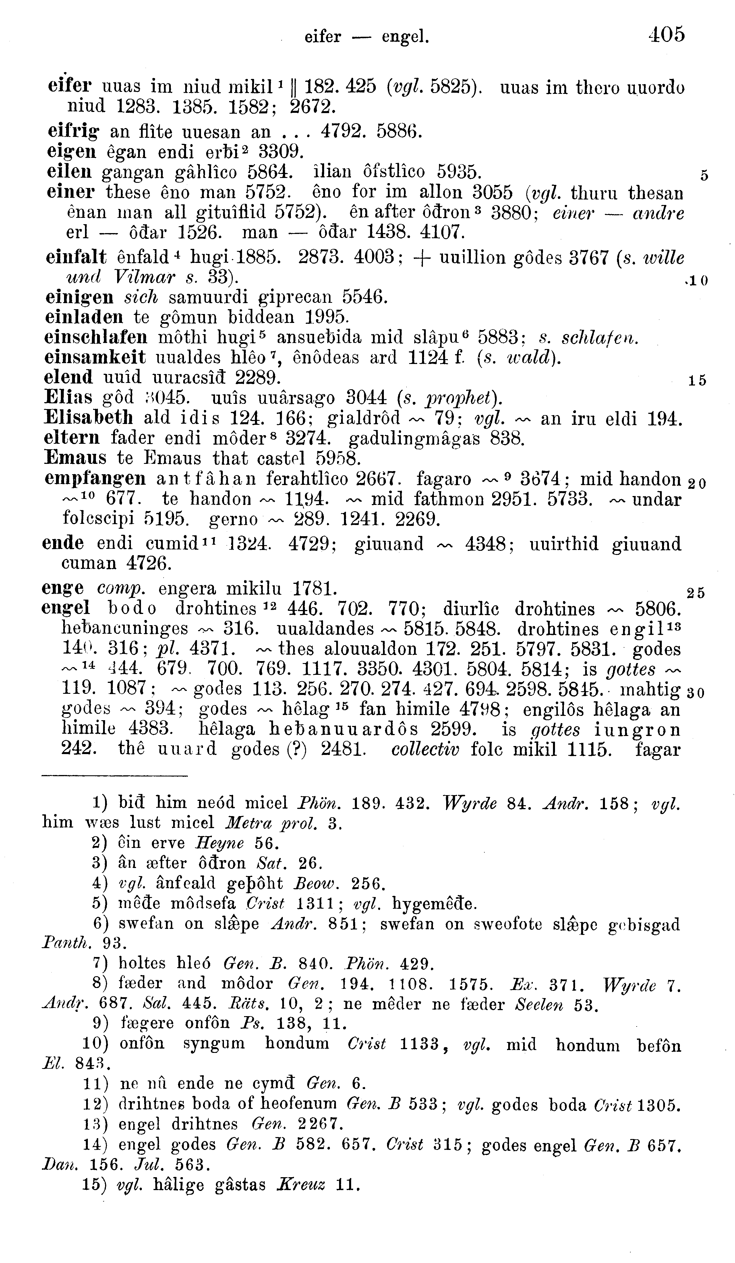 facsimile image (Sievers 1878, p. 405)