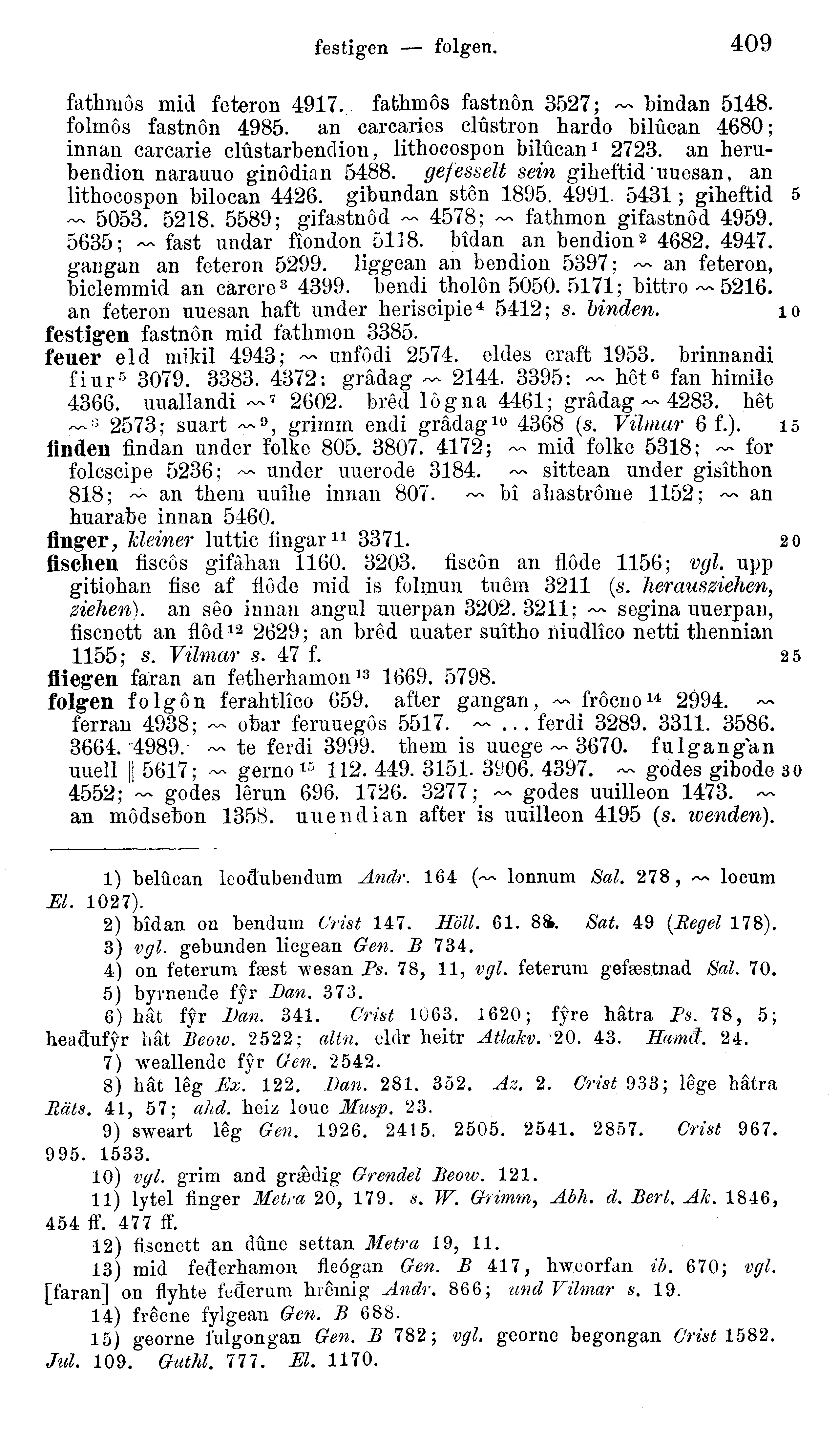 facsimile image (Sievers 1878, p. 409)