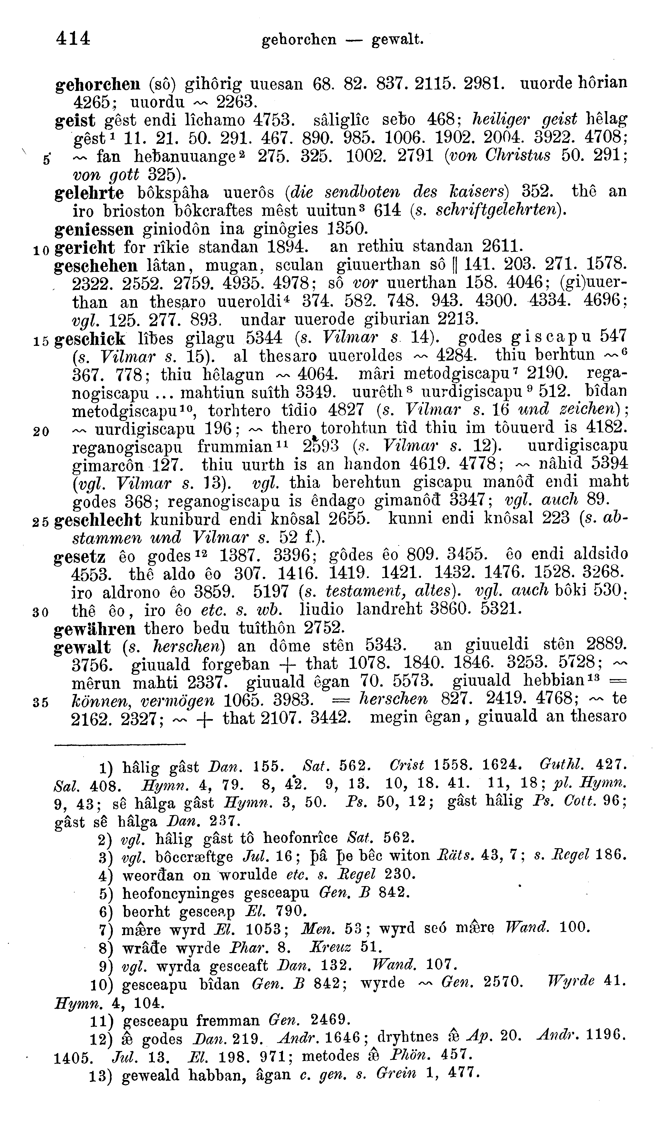 facsimile image (Sievers 1878, p. 414)