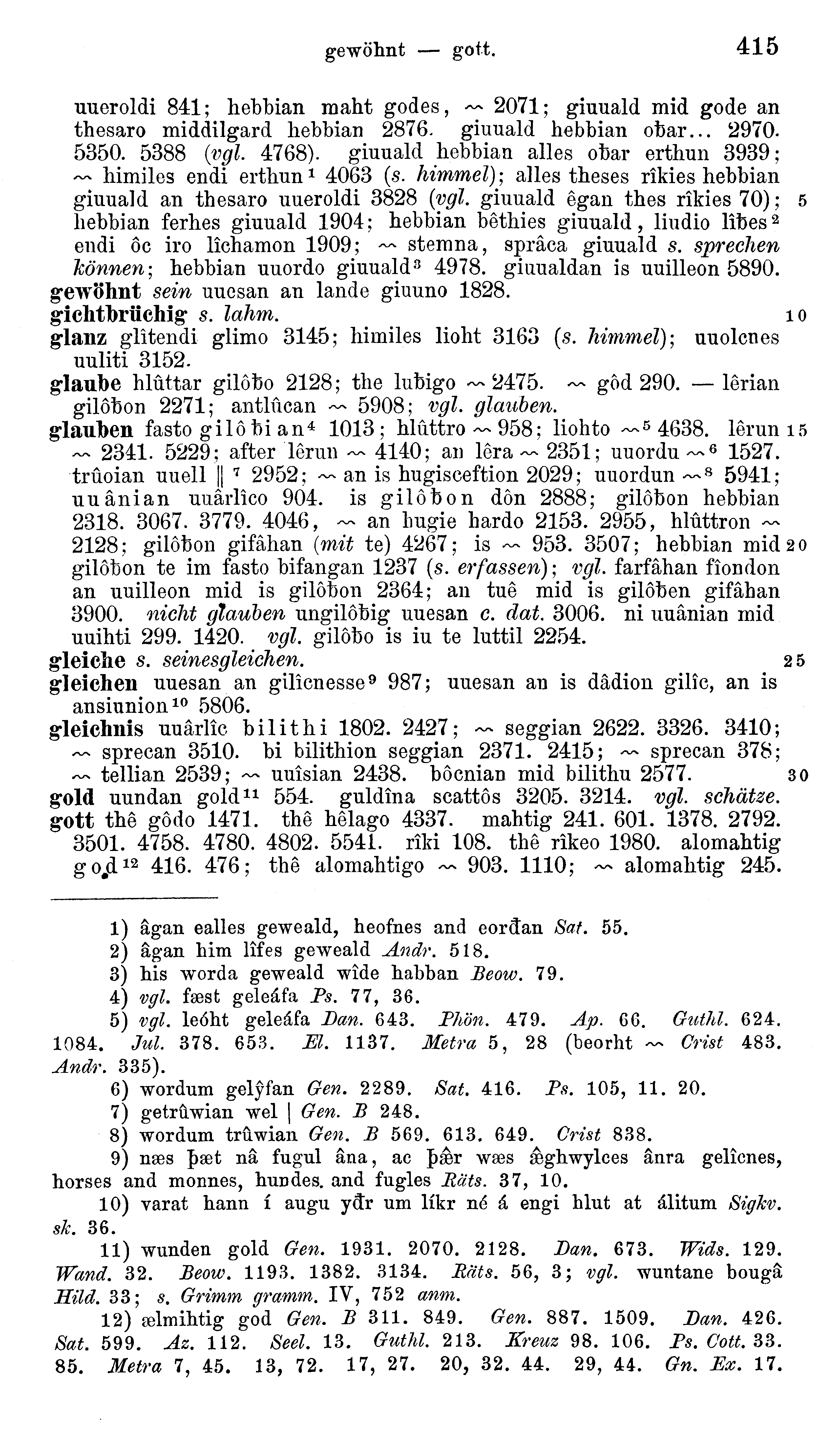facsimile image (Sievers 1878, p. 415)