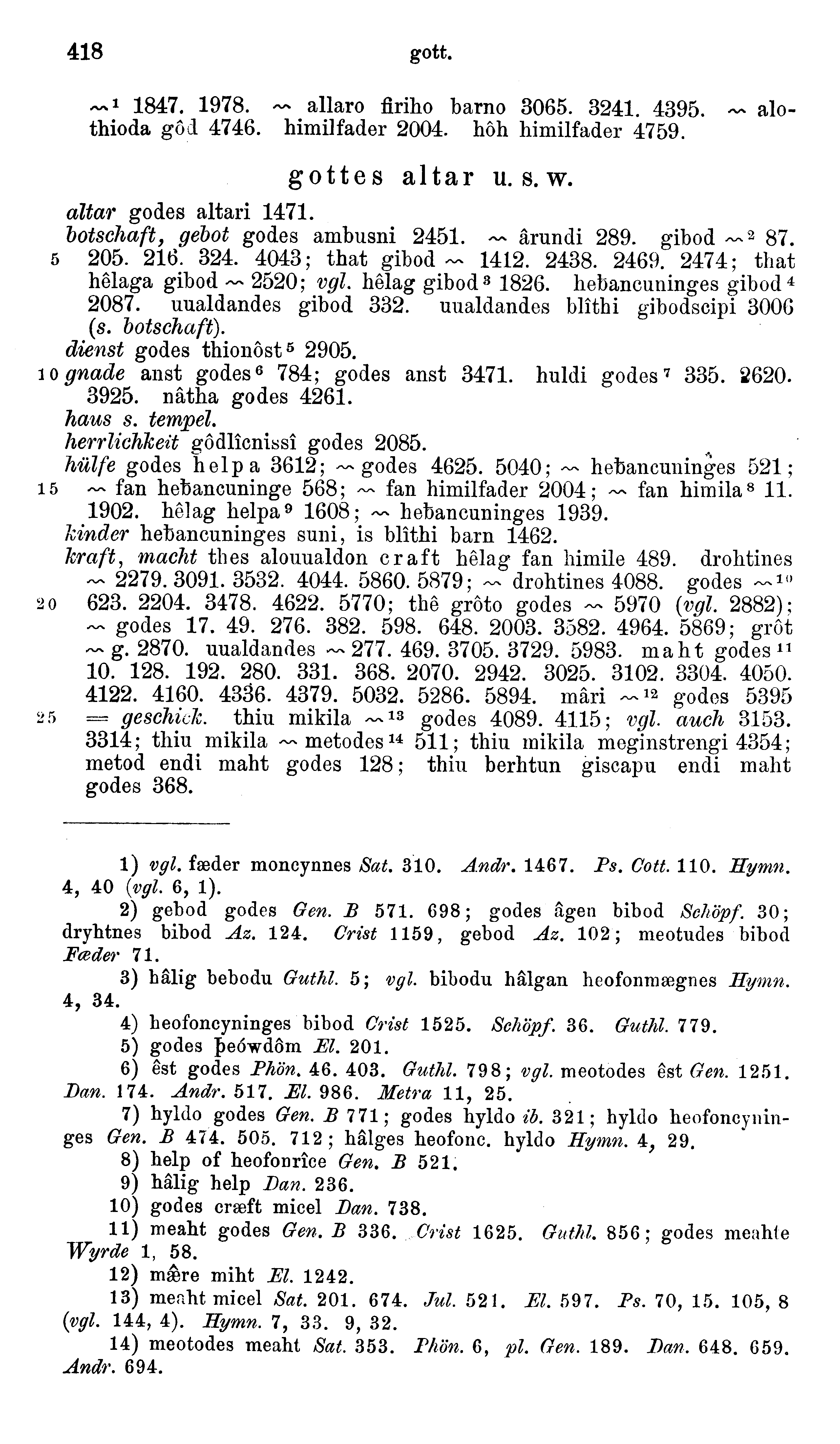 facsimile image (Sievers 1878, p. 418)