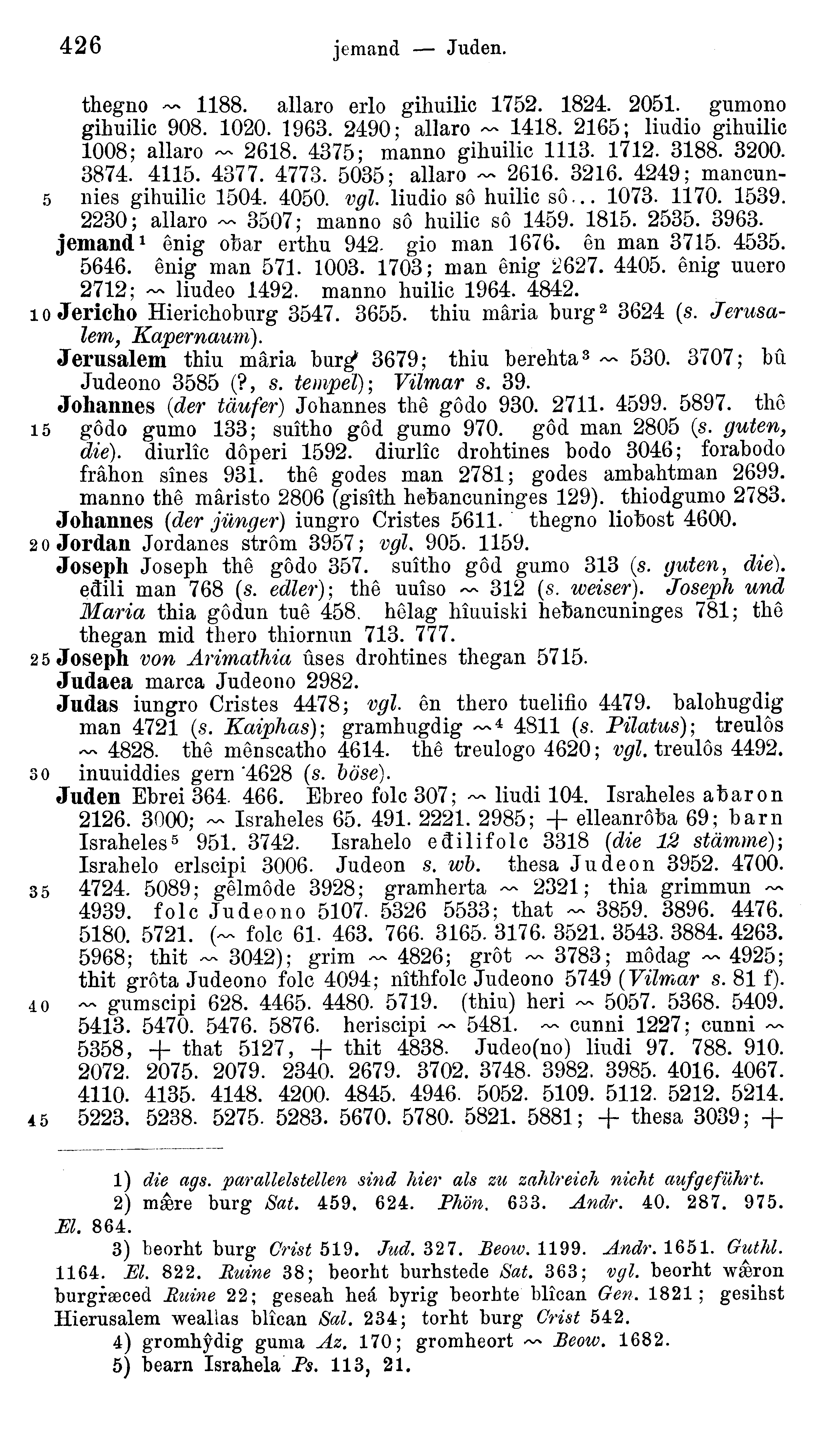 facsimile image (Sievers 1878, p. 426)