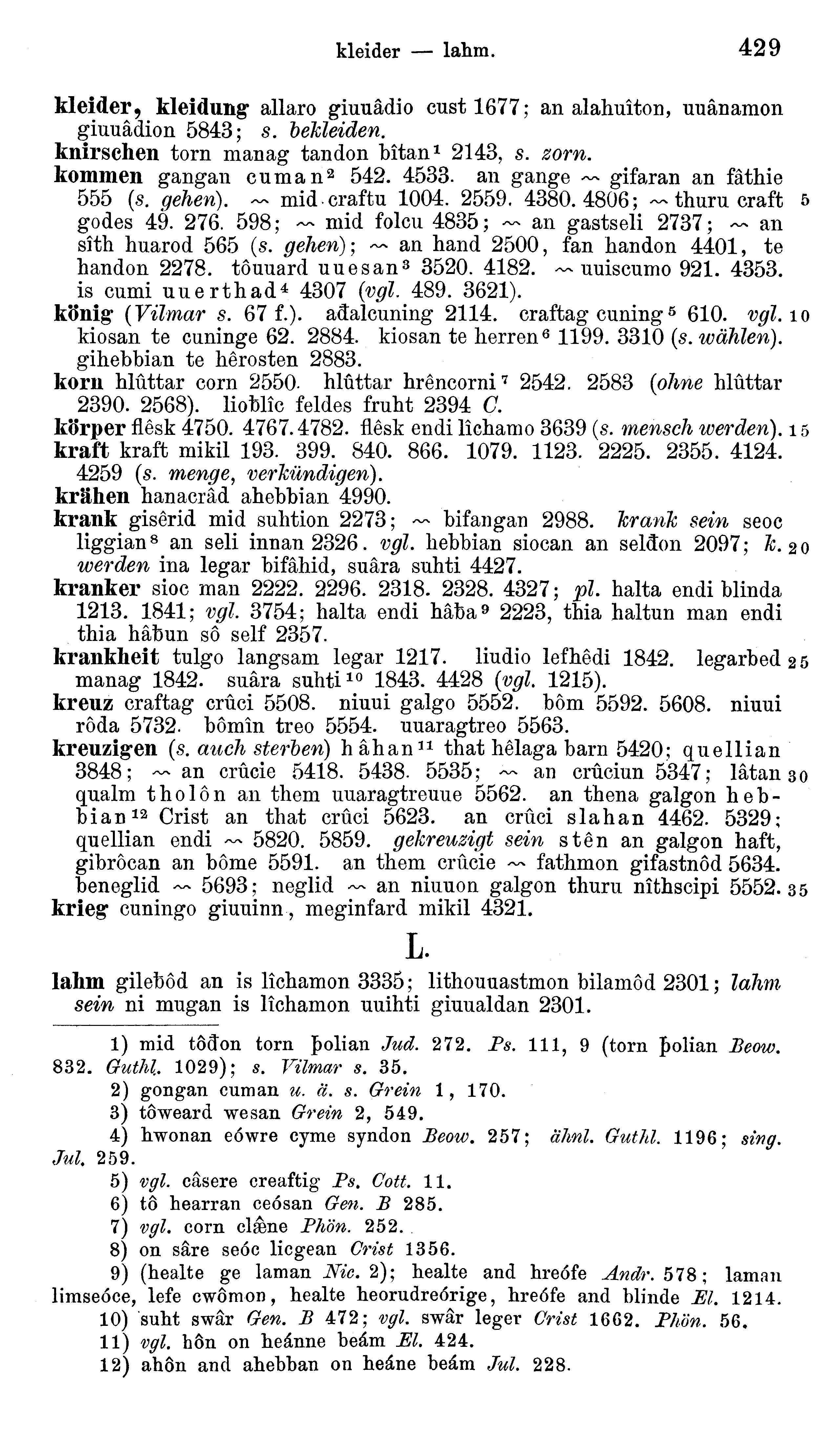 facsimile image (Sievers 1878, p. 429)