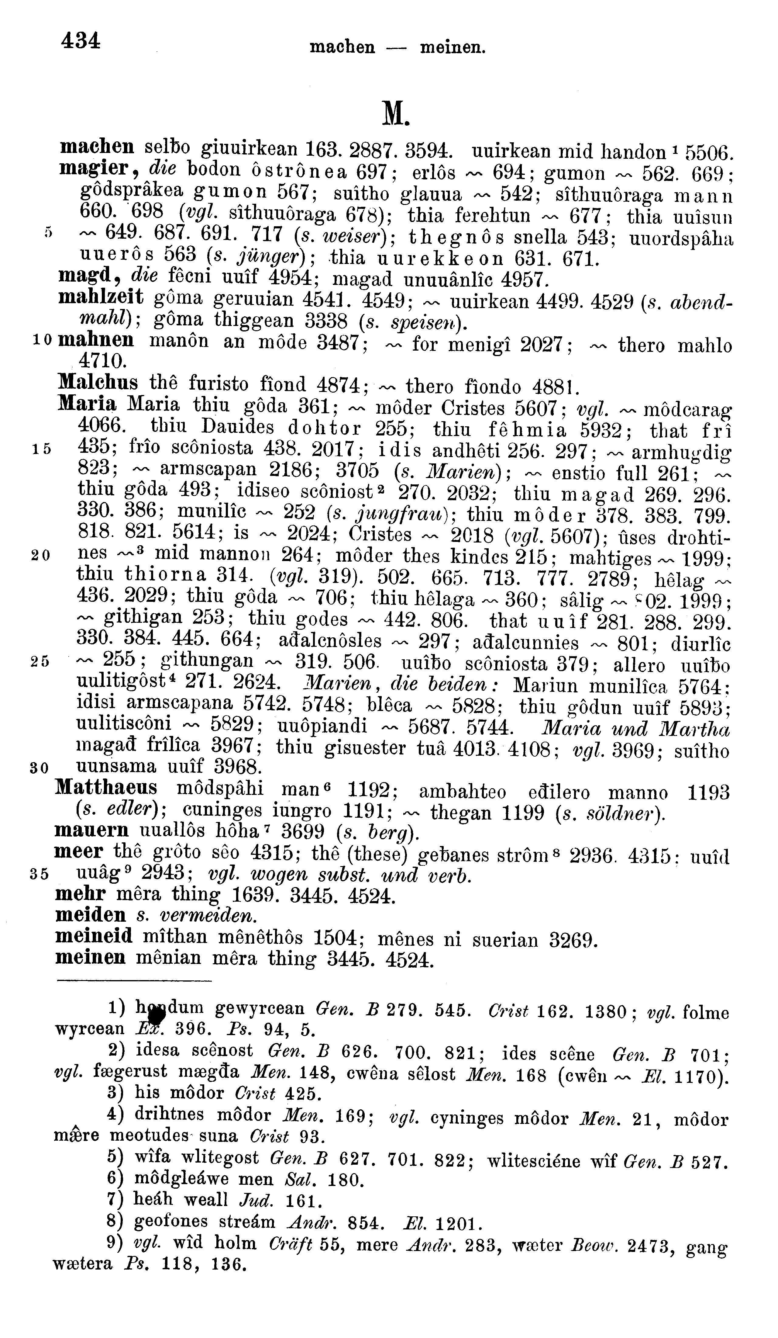 facsimile image (Sievers 1878, p. 434)