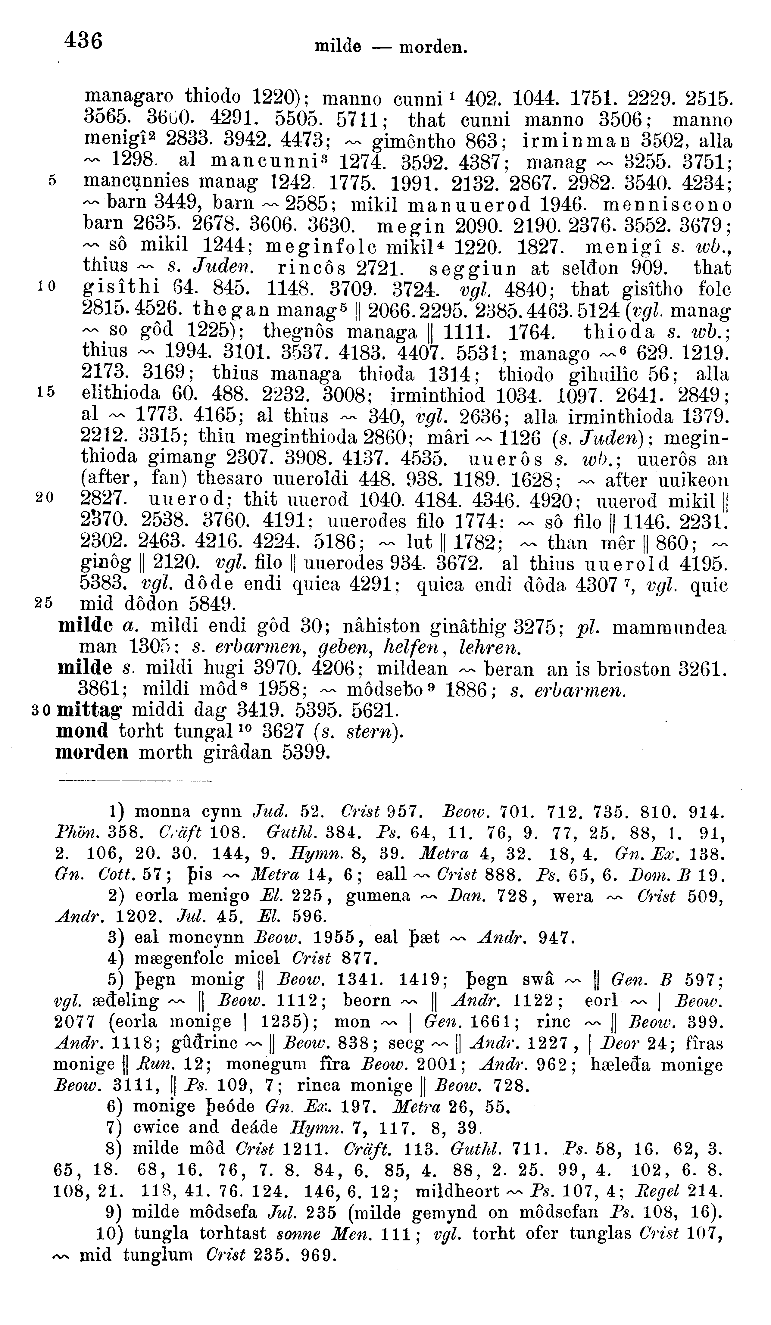 facsimile image (Sievers 1878, p. 436)