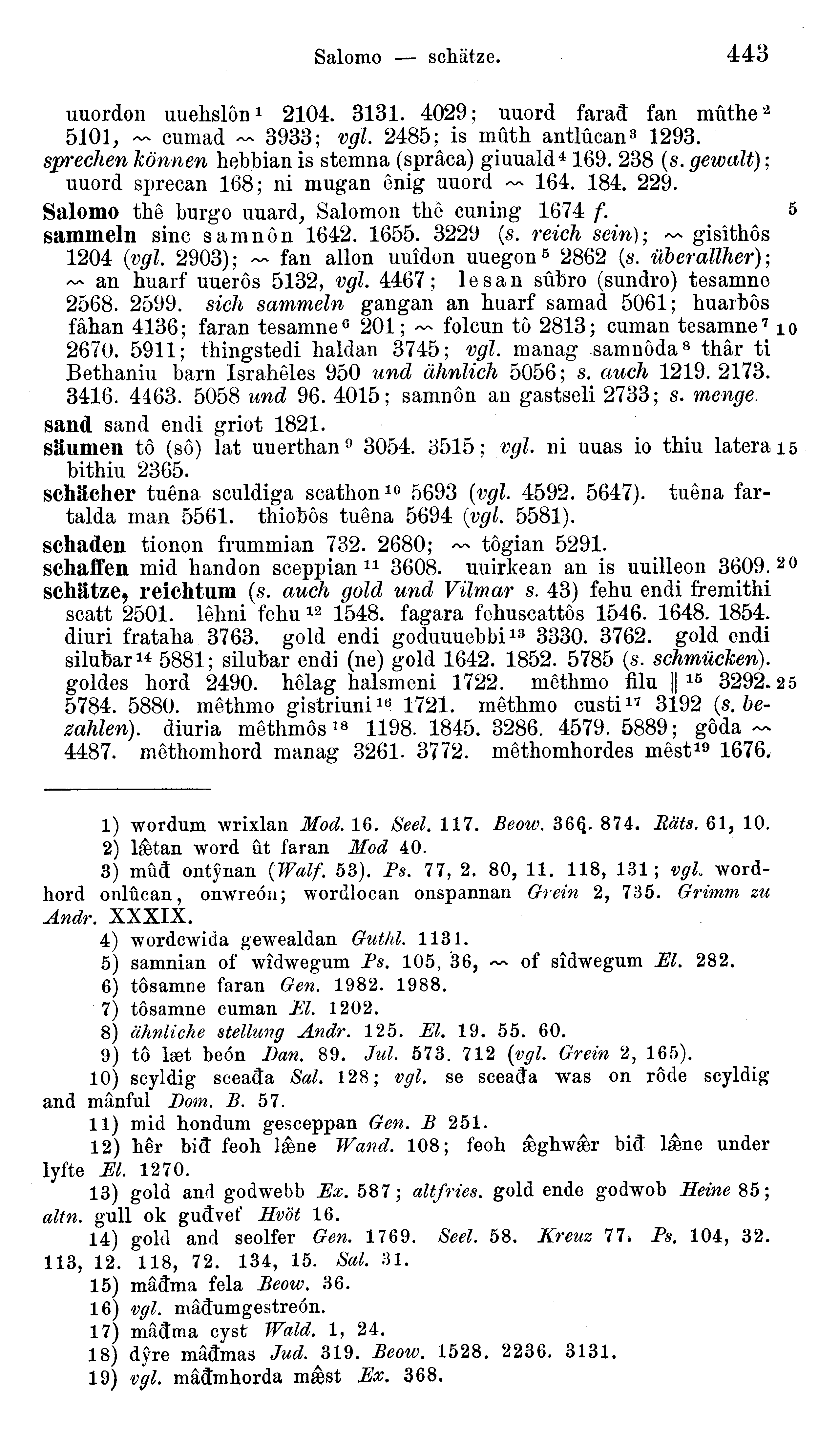 facsimile image (Sievers 1878, p. 443)