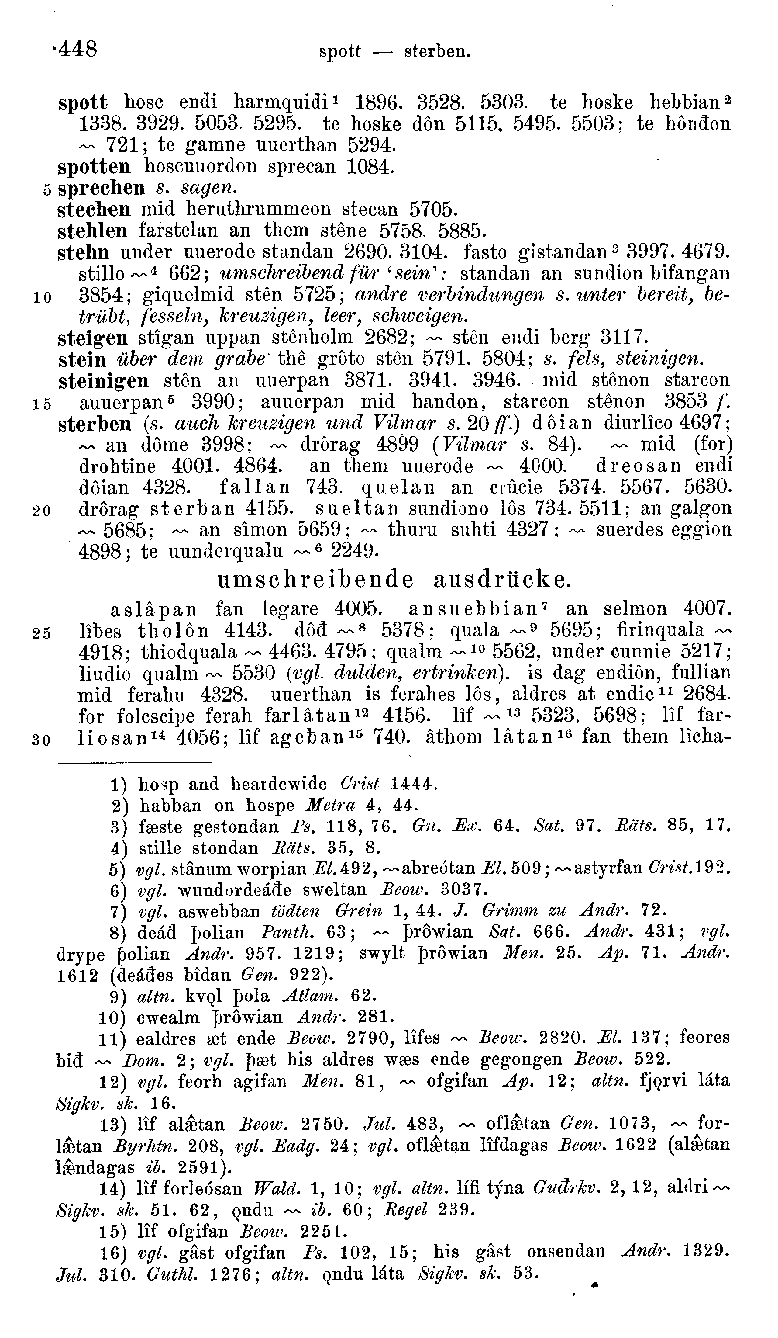 facsimile image (Sievers 1878, p. 448)