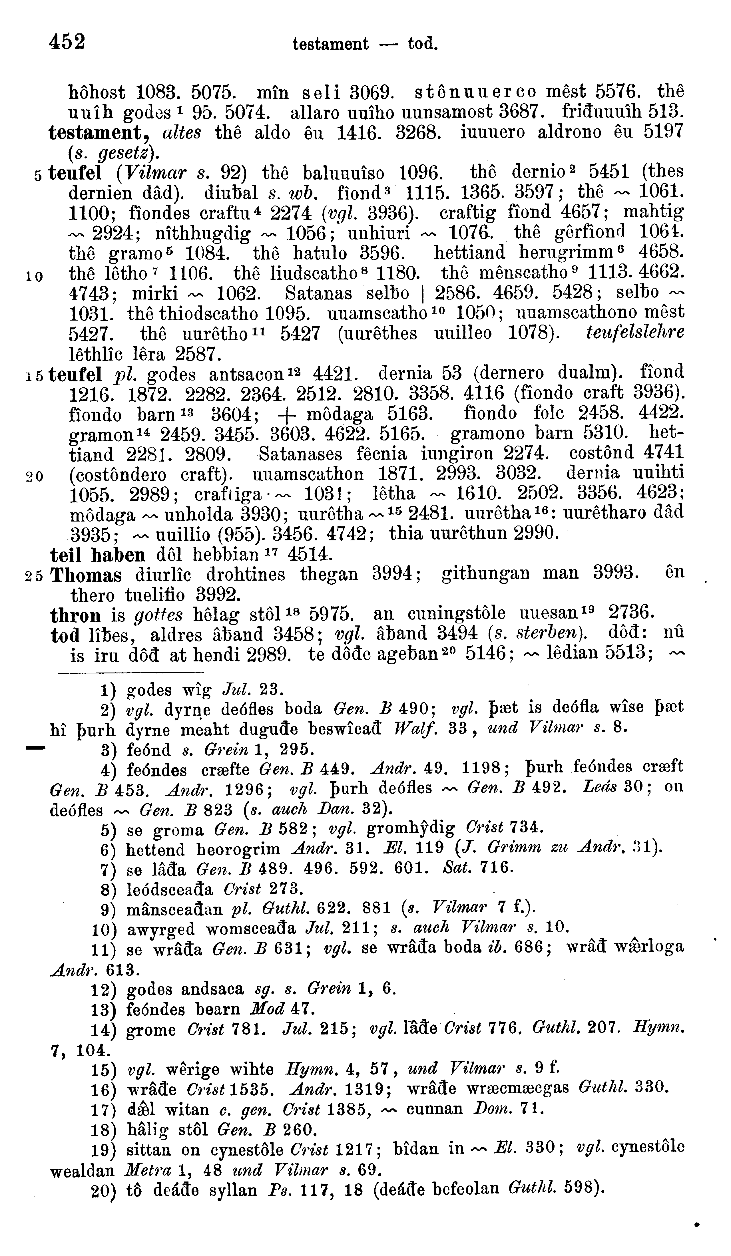 facsimile image (Sievers 1878, p. 452)