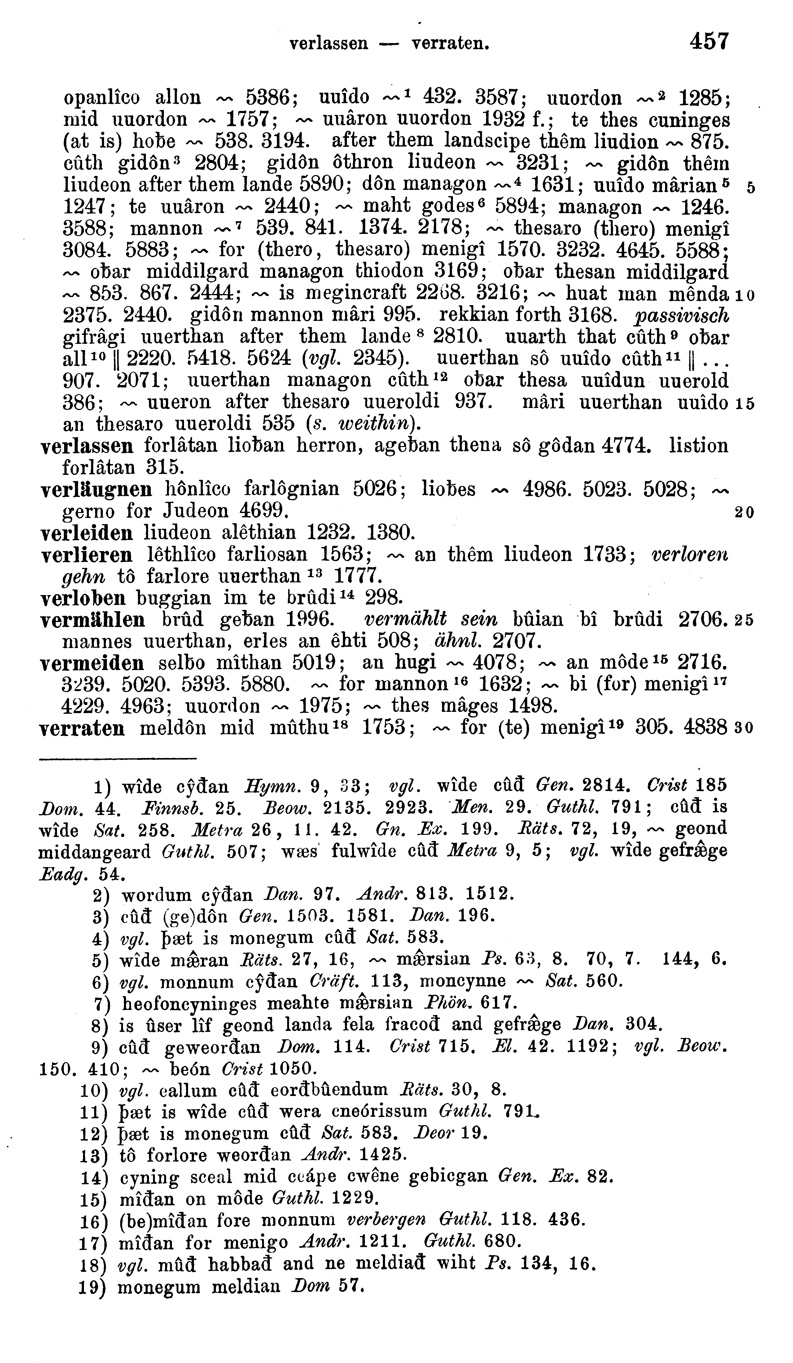facsimile image (Sievers 1878, p. 457)