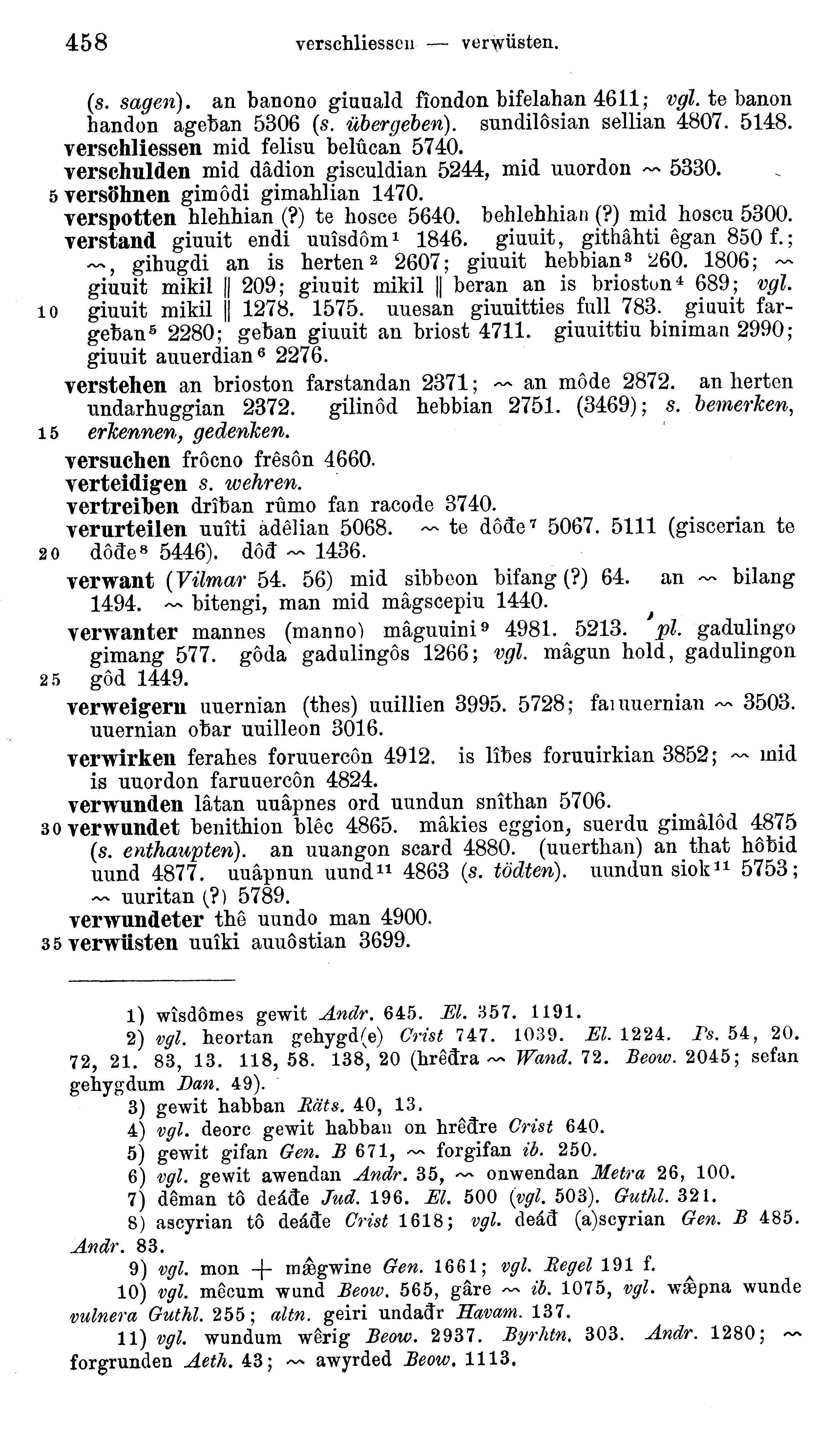 facsimile image (Sievers 1878, p. 458)