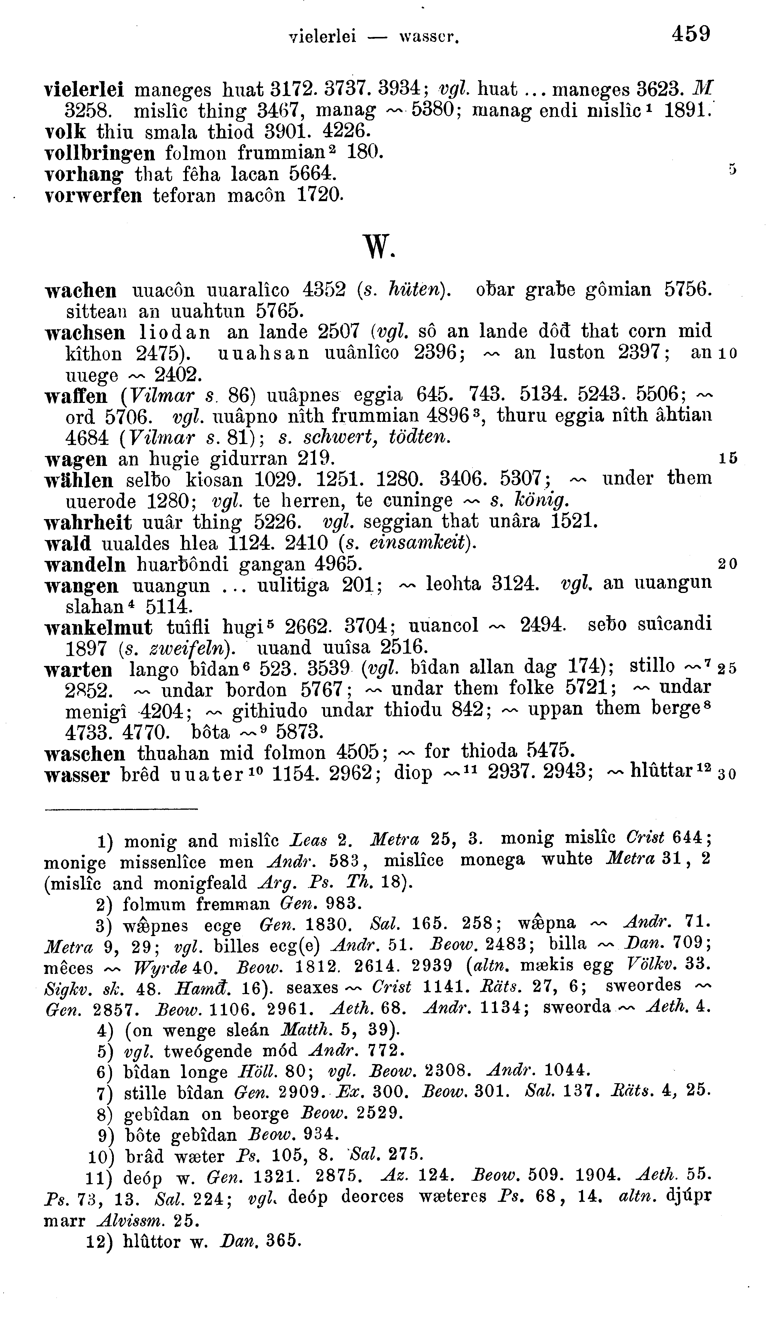 facsimile image (Sievers 1878, p. 459)